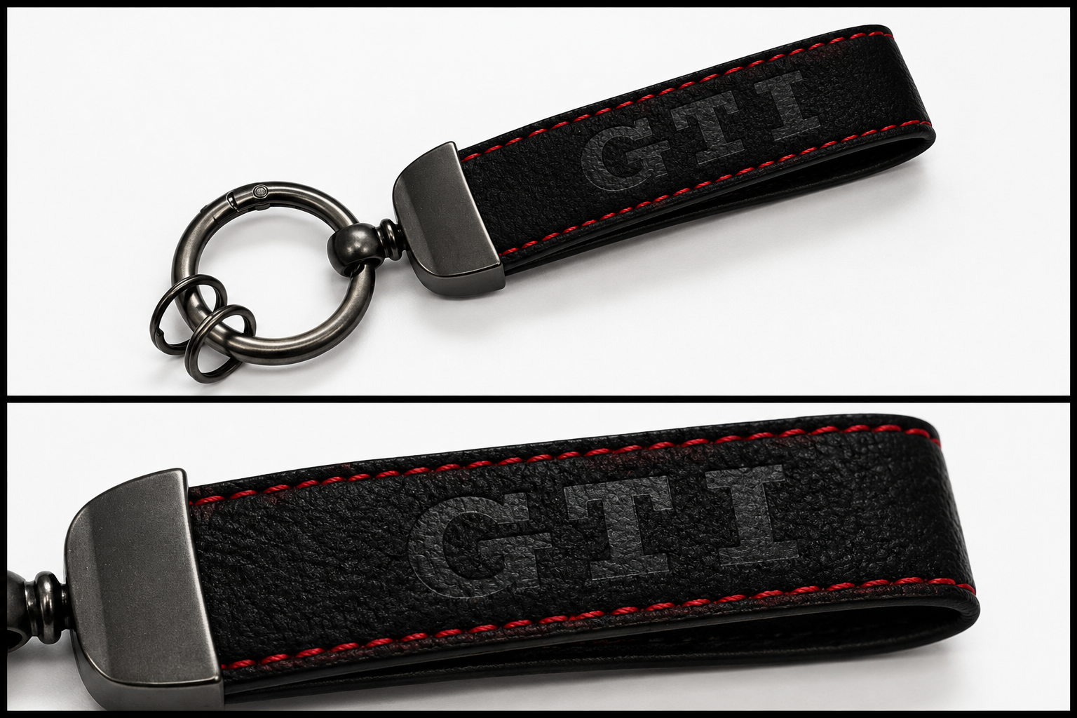 Volkswagen GTI Alcantara Keyring (Multiple Colours)