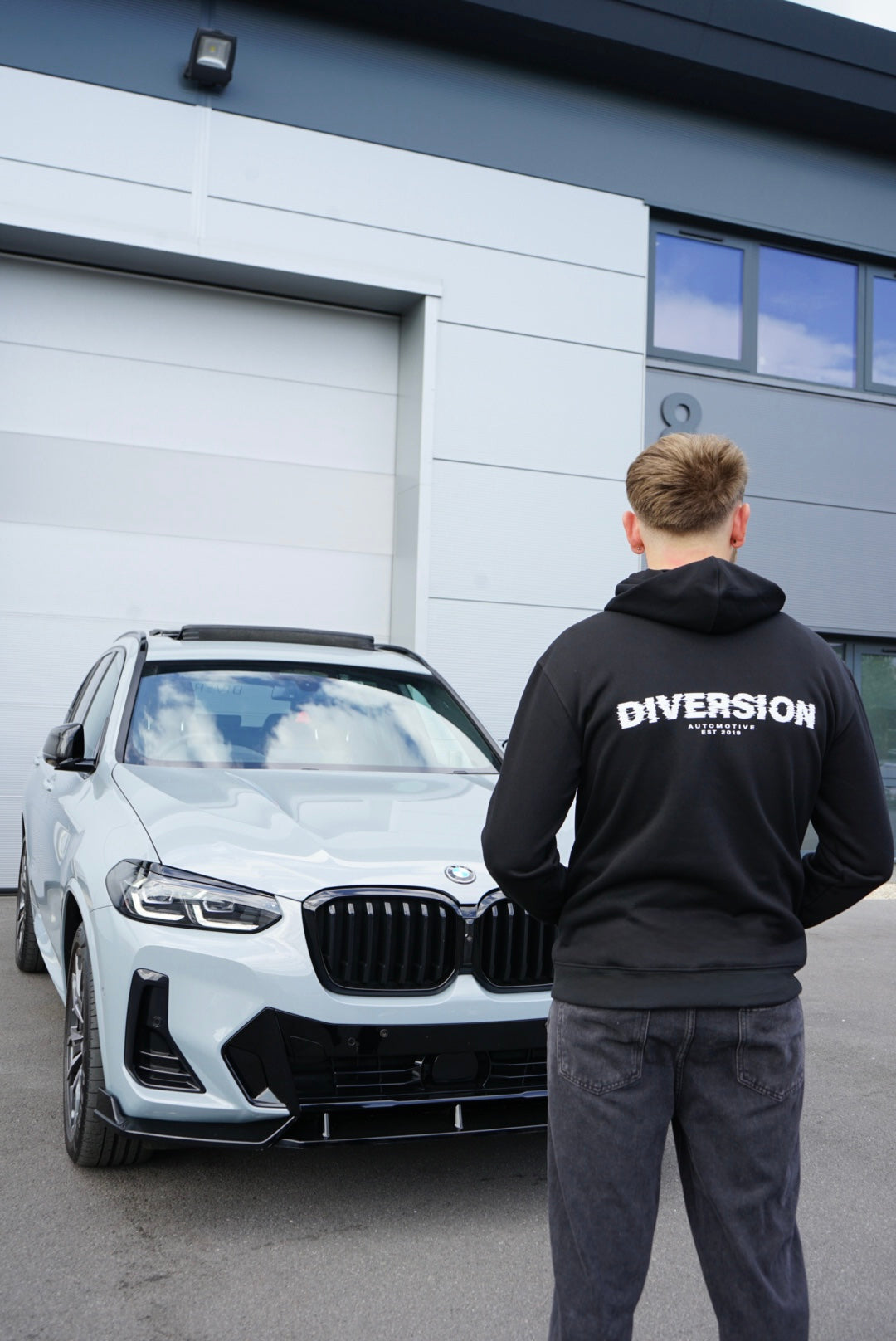 ‘DIVERSION' Glitch Branded Soft Lined Hoodie (UNISEX)