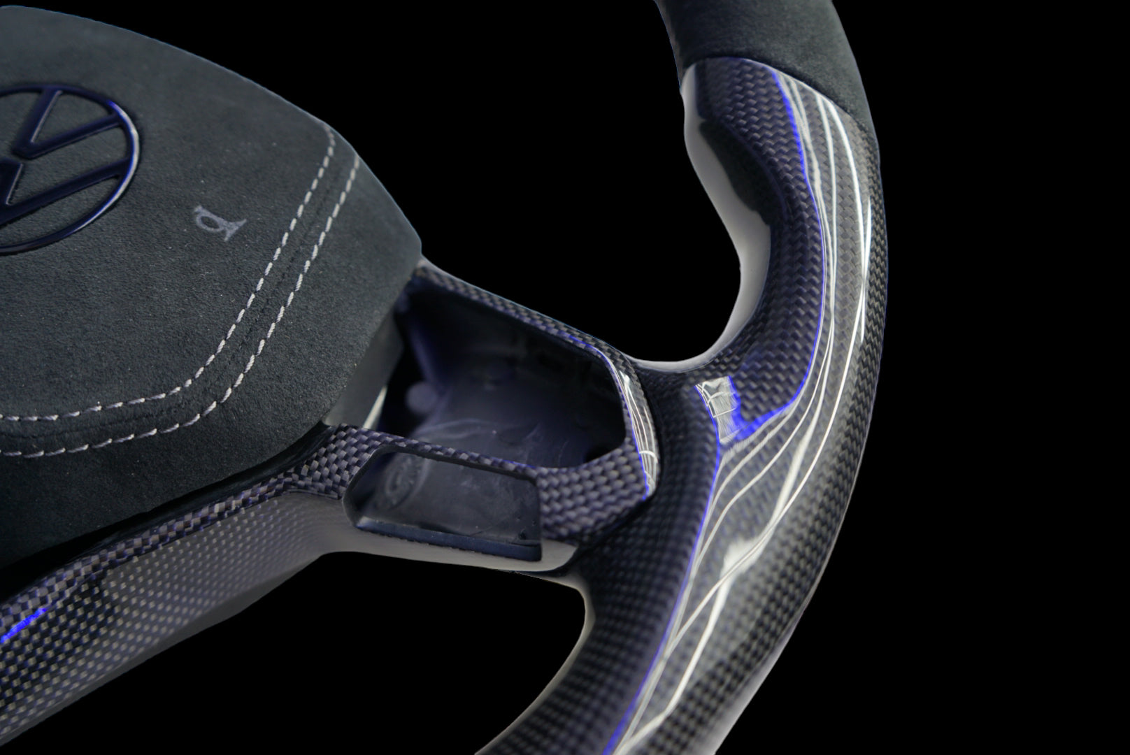 Volkswagen Transporter T6.1 Carbon Fibre Steering Wheel (2020+ Models)