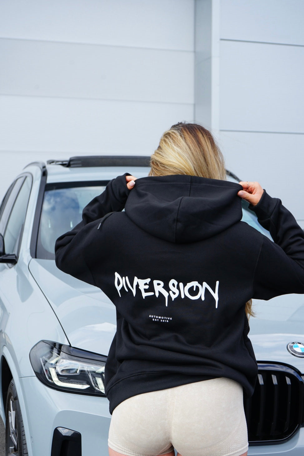 ‘DIVERSION' Dripping Branded Soft Lined Hoodie (UNISEX)