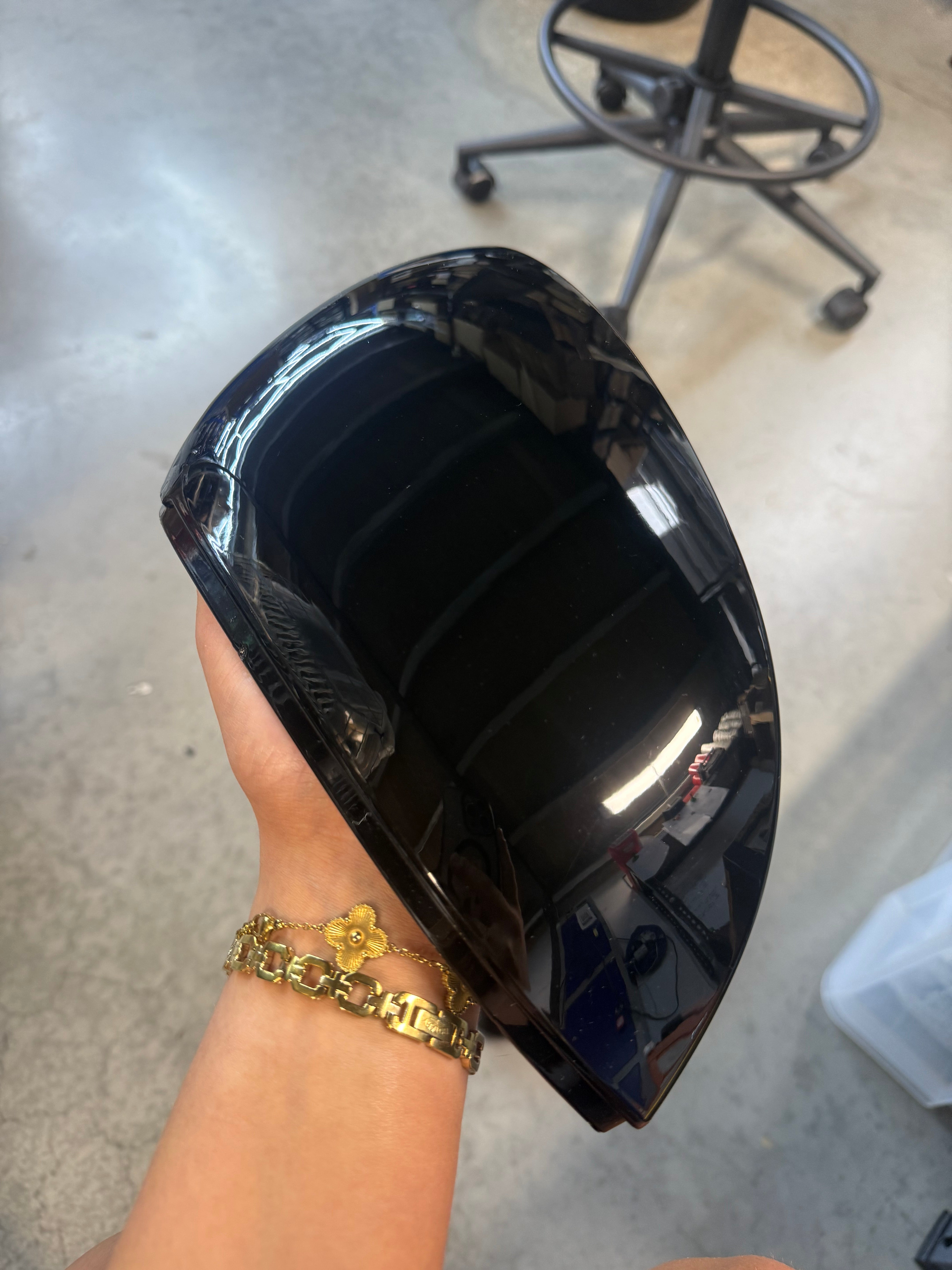**CLEARANCE**Volkswagen Golf MK8 / ID3 Gloss Black Replacement Mirror Cover Pair (2020+ Models)