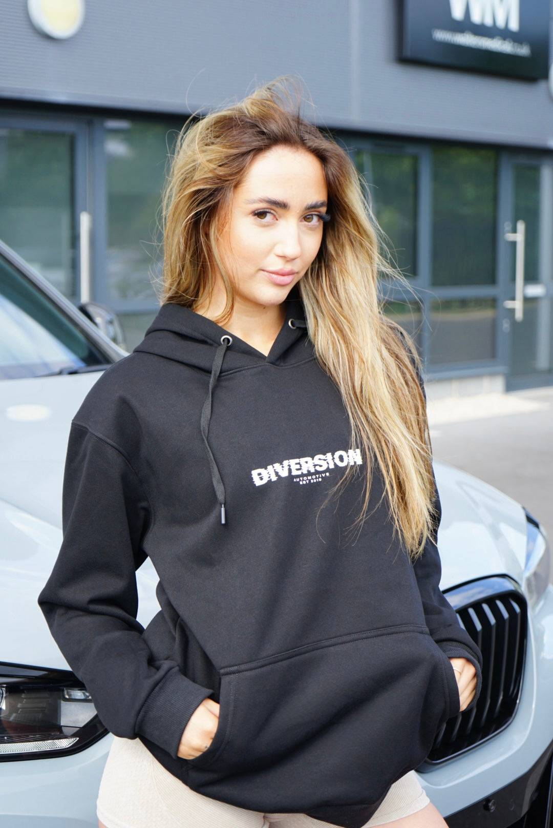 ‘DIVERSION' Glitch Branded Soft Lined Hoodie (UNISEX)