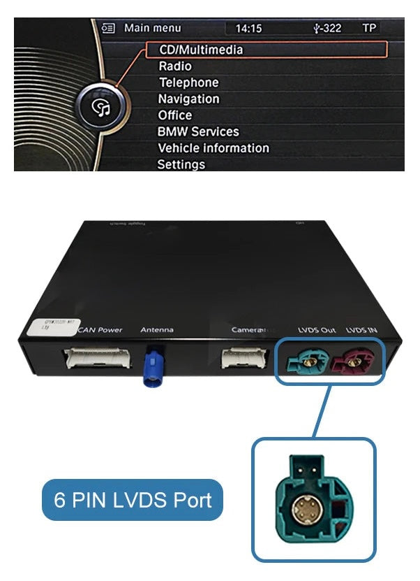 BMW Apple Carplay MMI Upgrade Kit (Various Models) NBT / CIC / EVO