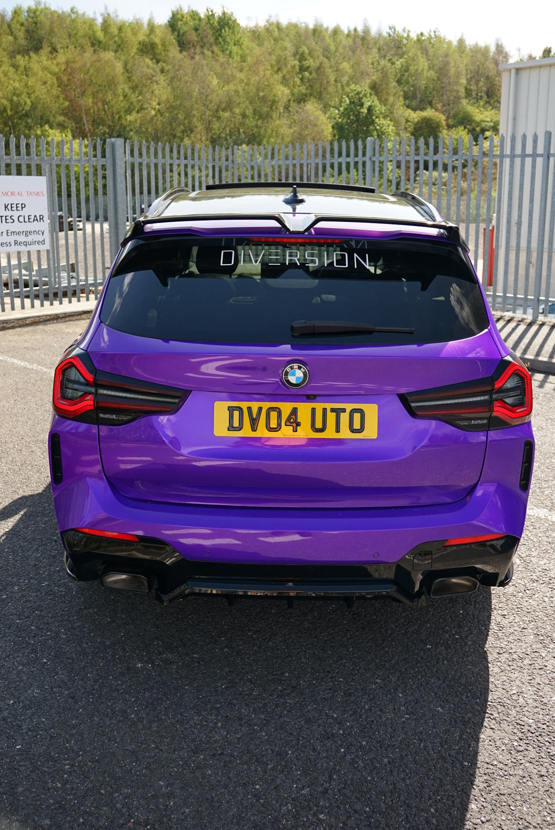 BMW X3 G01 Gloss Black OE Style Roof Spoiler (2018+ Models) DIVERSION