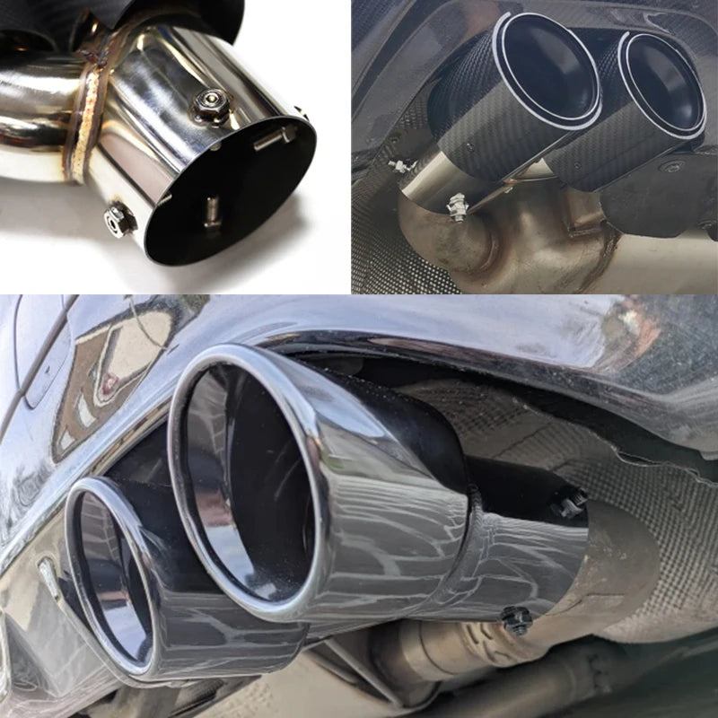 BMW Quad Carbon Exhaust Tips For 2 Series M240i G42 | 3 Series M340i G20/G21 | 4 Series M440i G22
