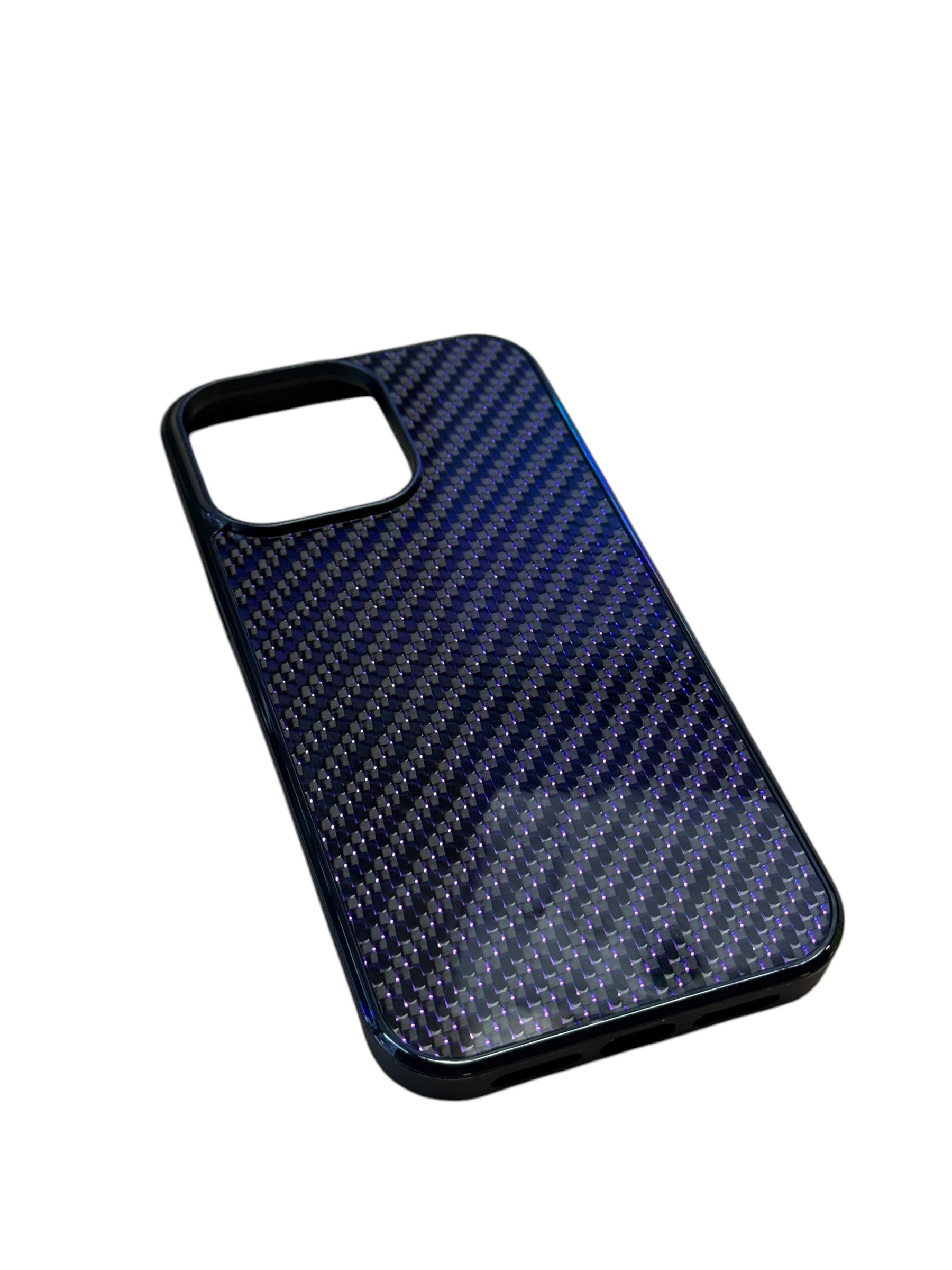 IPhone 13, 13 Pro, 13 Pro Max Twill Carbon + Colour Phone Case - DIVERSION