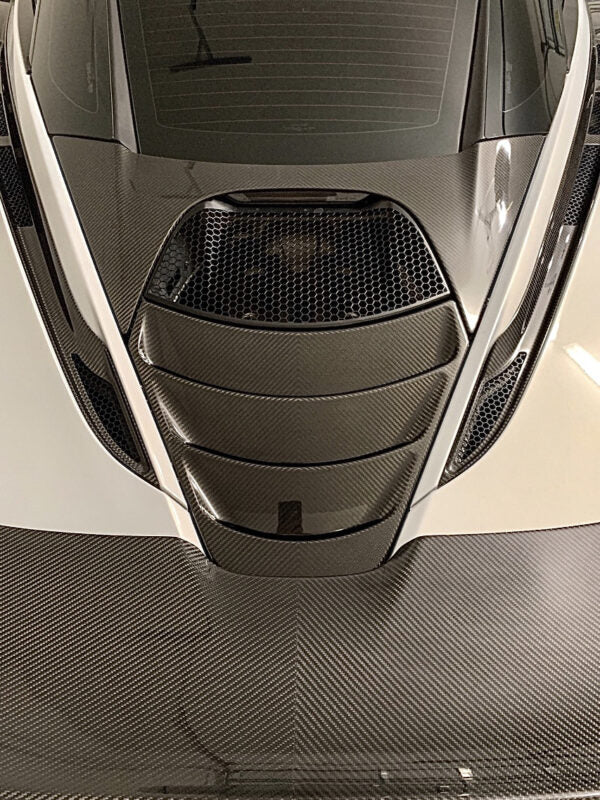 McLaren 720s Dry Carbon Fibre Engine & Deck Surround Cover