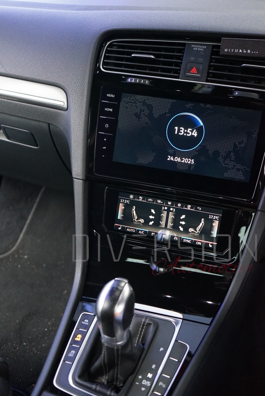 VW Volkswagen Golf MK7 / MK7.5 (2013 - 2020) - 6.9''Touch Screen LCD A/C Climate Control Panel