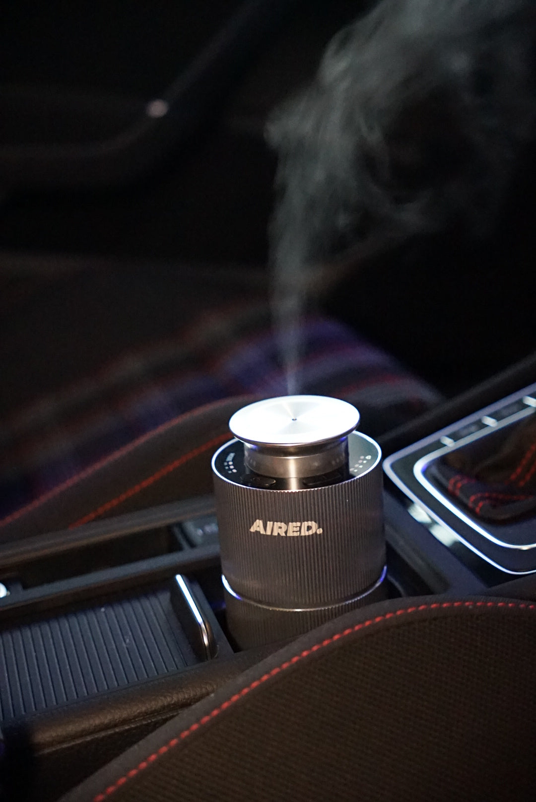 PRO1 In-Car / Home Mini Luxury Electronic Rechargeable Essential Oils Diffuser By AIRED. (SILVER)
