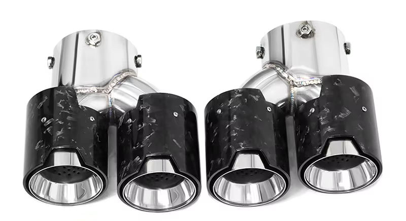 BMW Quad Carbon Exhaust Tips For 2 Series M240i G42 | 3 Series M340i G20/G21 | 4 Series M440i G22