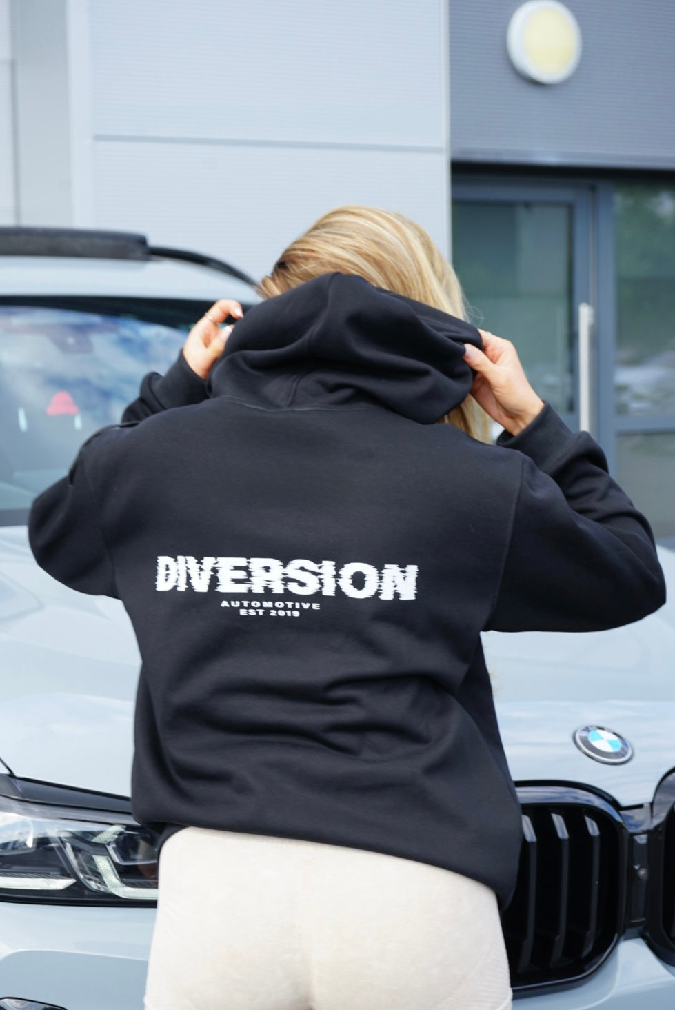 ‘DIVERSION' Glitch Branded Soft Lined Hoodie (UNISEX)