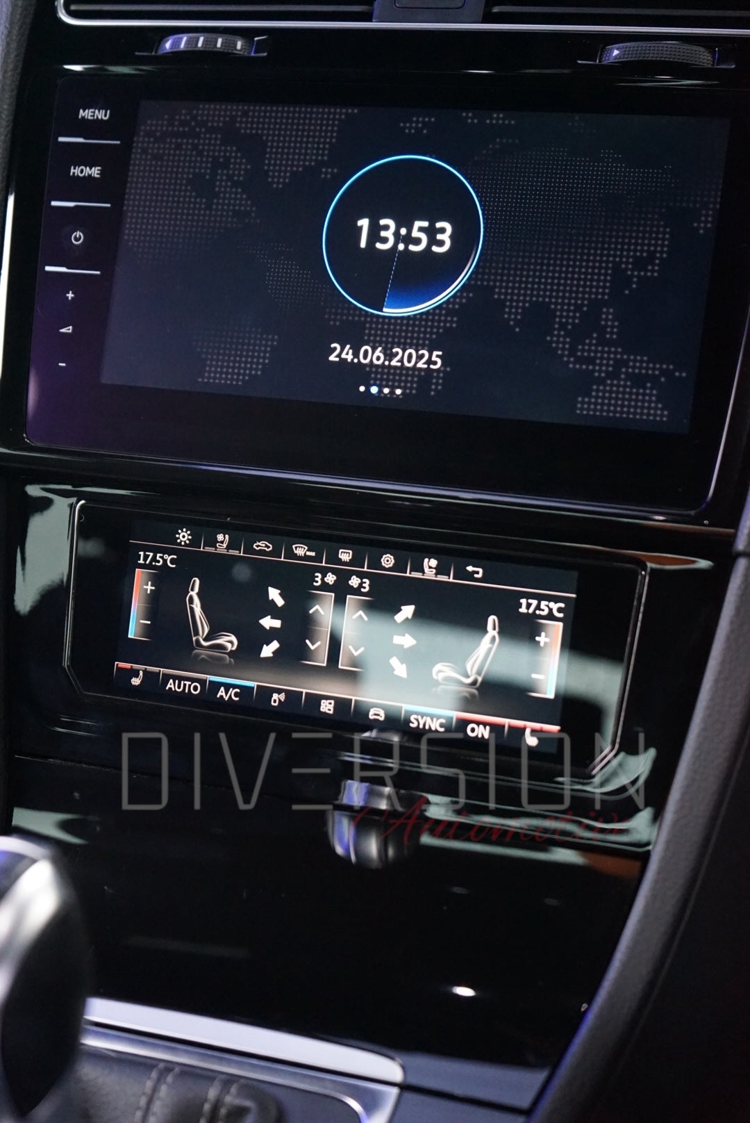 VW Volkswagen Golf MK7 / MK7.5 (2013 - 2020) - 6.9''Touch Screen LCD A/C Climate Control Panel