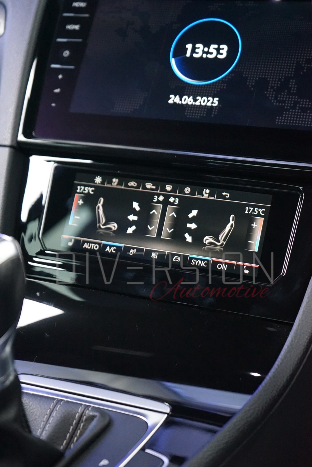 VW Volkswagen Golf MK7 / MK7.5 (2013 - 2020) - 6.9''Touch Screen LCD A/C Climate Control Panel