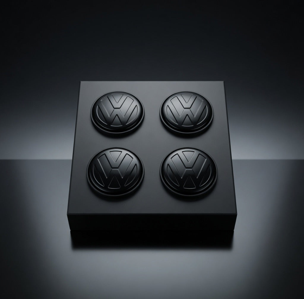 Volkswagen VW Floating Centre Cap / Hub Cap Emblem Kit (All Models)