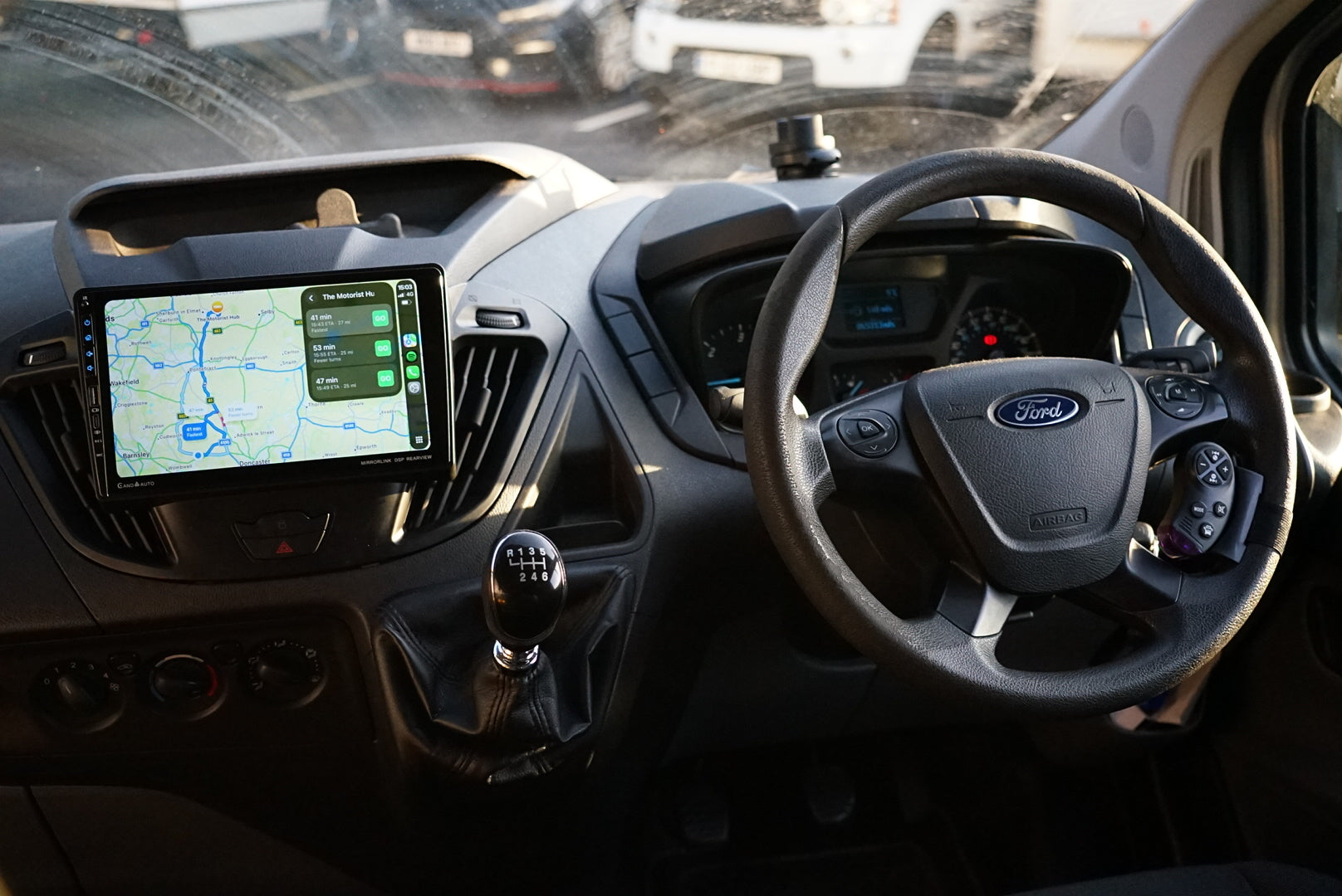 Ford Transit Custom (2012-2021) 9" Android 13 Car Carplay / Android Auto Display - 1 YEAR WARRANTY