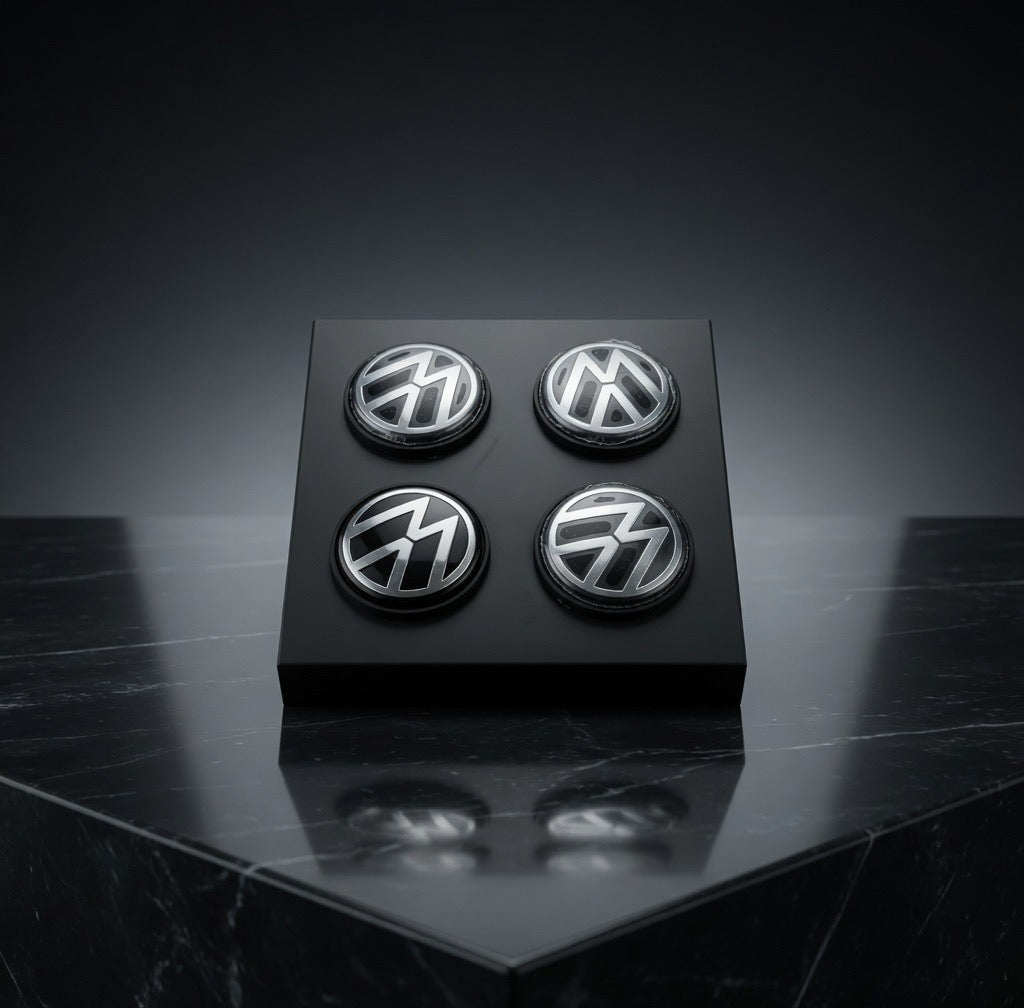 Volkswagen VW Floating Centre Cap / Hub Cap Emblem Kit (All Models)