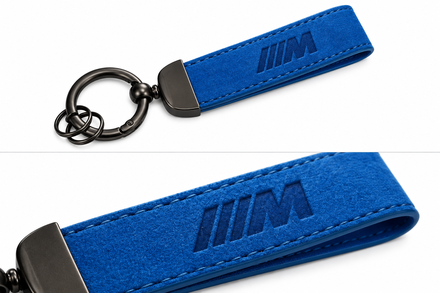 BMW 'M' Logo Alcantara Keyring
