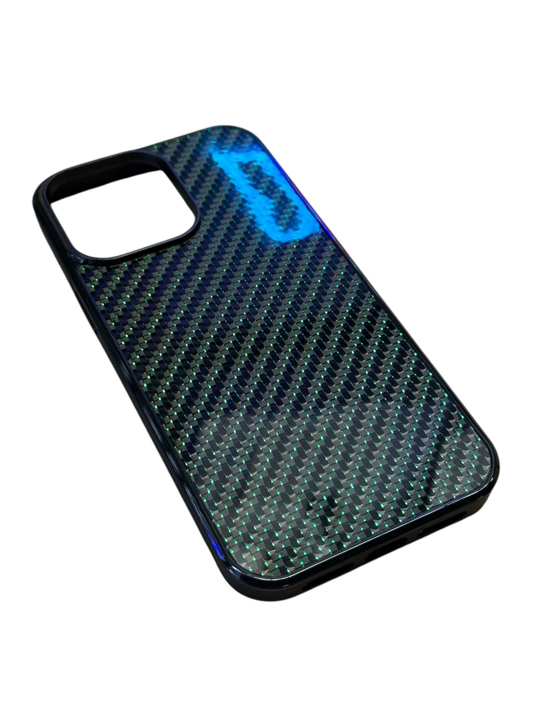 IPhone 13, 13 Pro, 13 Pro Max Twill Carbon + Colour Phone Case - DIVERSION