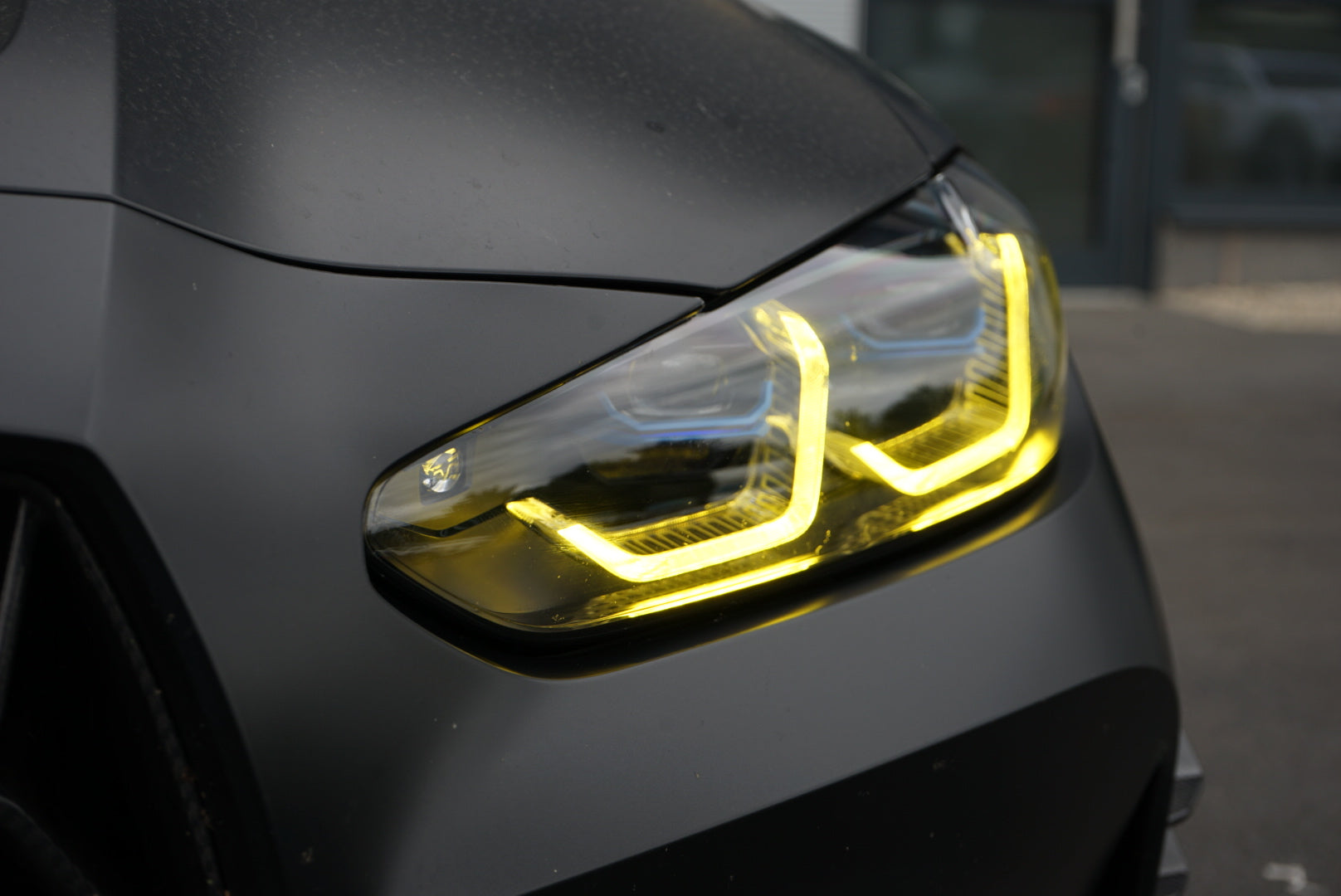 BMW 4 Series / I4 / M4 G80 G82 Laser Style Yellow DRL Module Kit (2019+ Models)