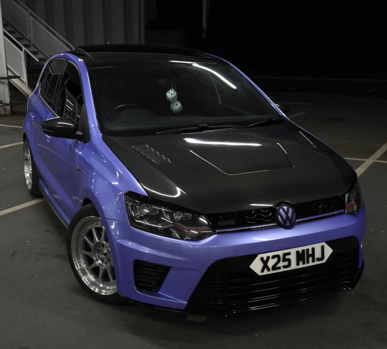 Volkswagen Polo MK5 LY Style Genuine Carbon Fibre Bonnet (6R 6C 09