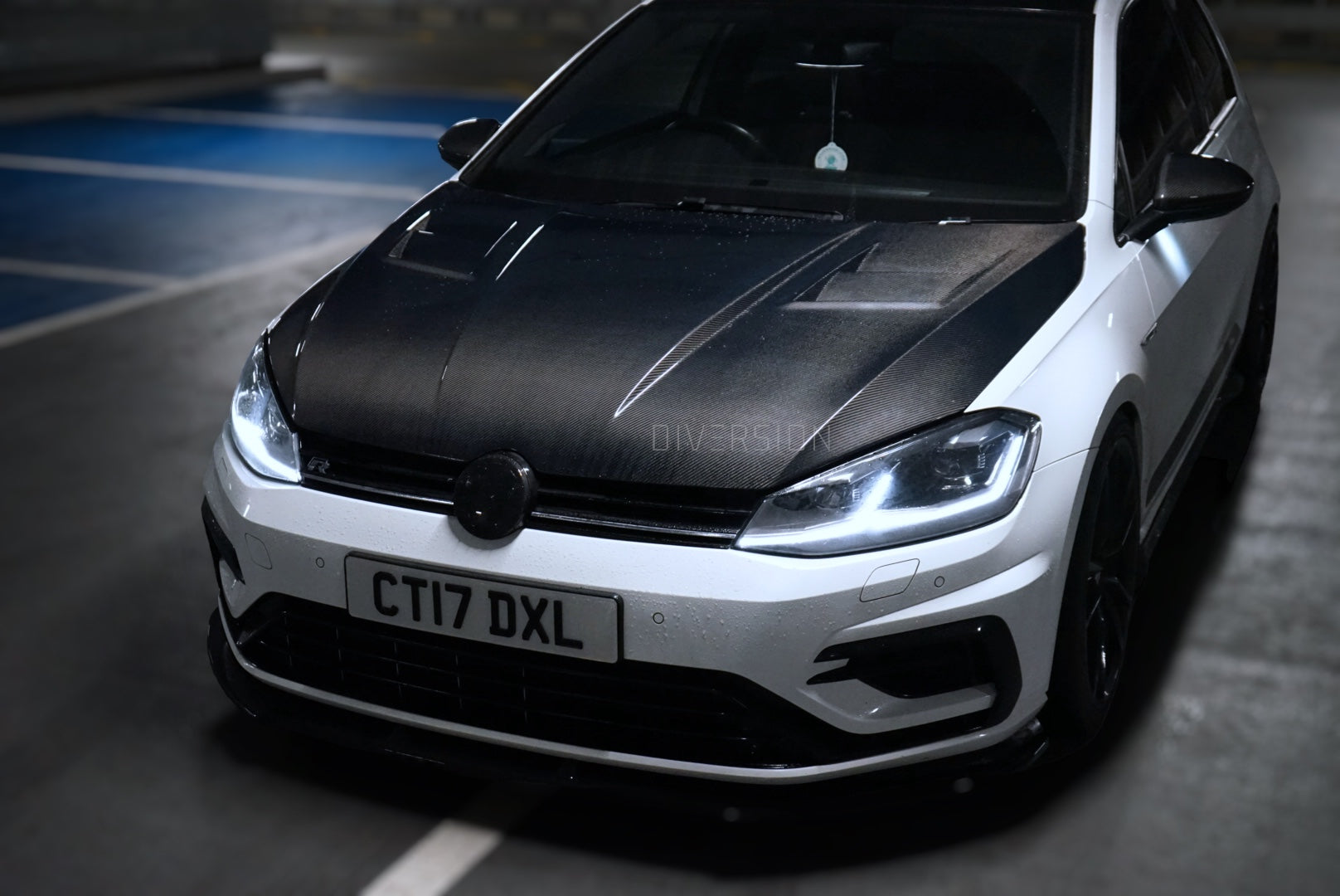 Volkswagen Golf MK7 / MK7.5 TR Style Carbon Fibre Vented Bonnet (Replacement) 2013 - 2021 / DAS