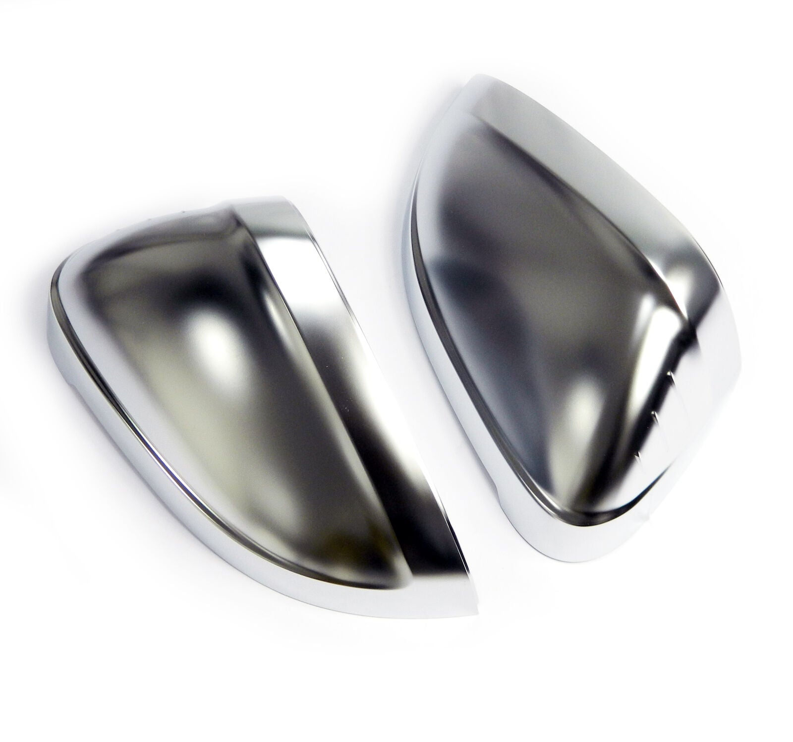 Audi A4 / S4 / RS4 B9 Satin Chrome Replacement Mirror Covers (2016+)