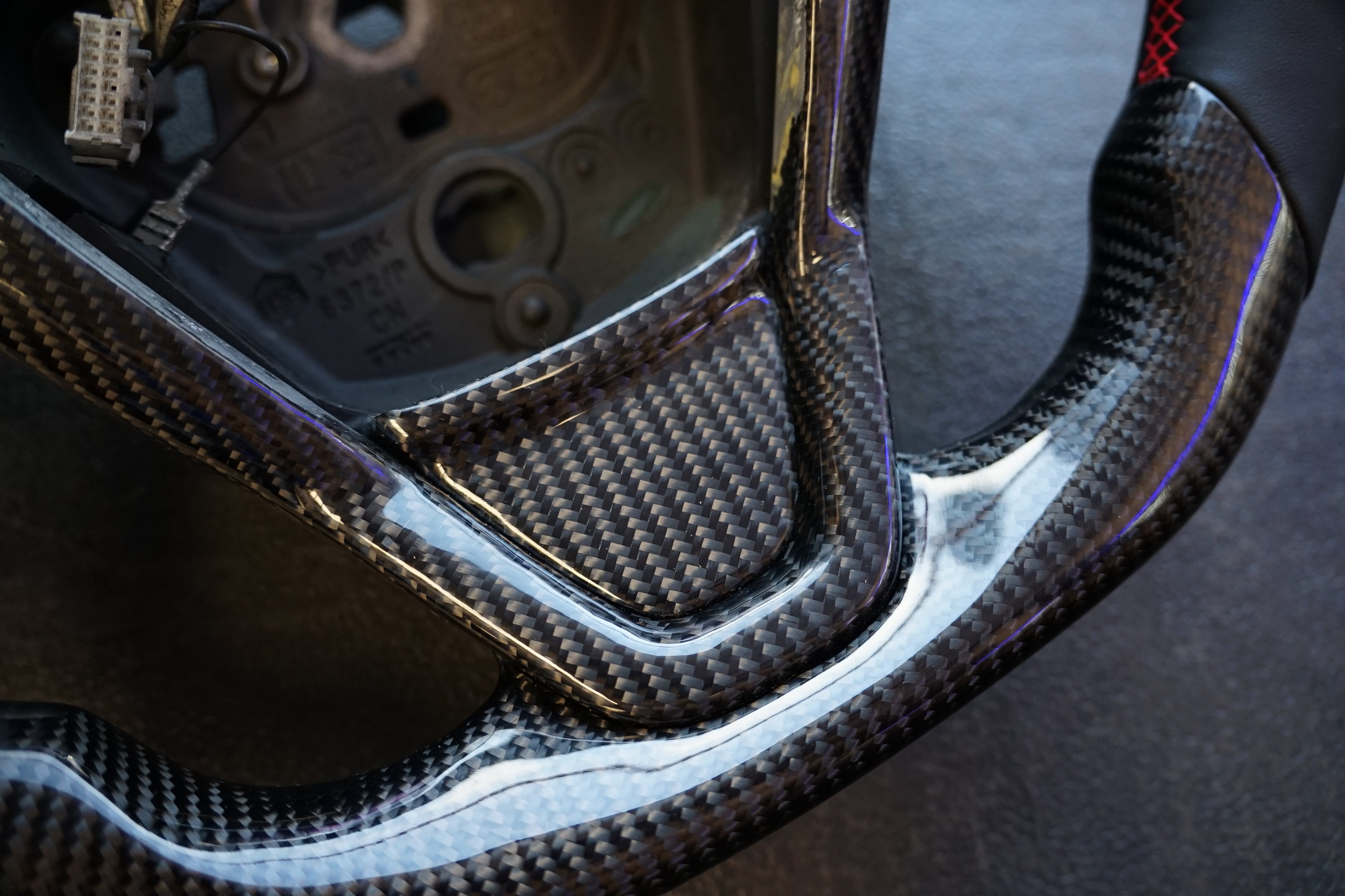 Ford Fiesta MK7 / MK7.5 Carbon Fibre Steering Wheel - SWFIESTA22