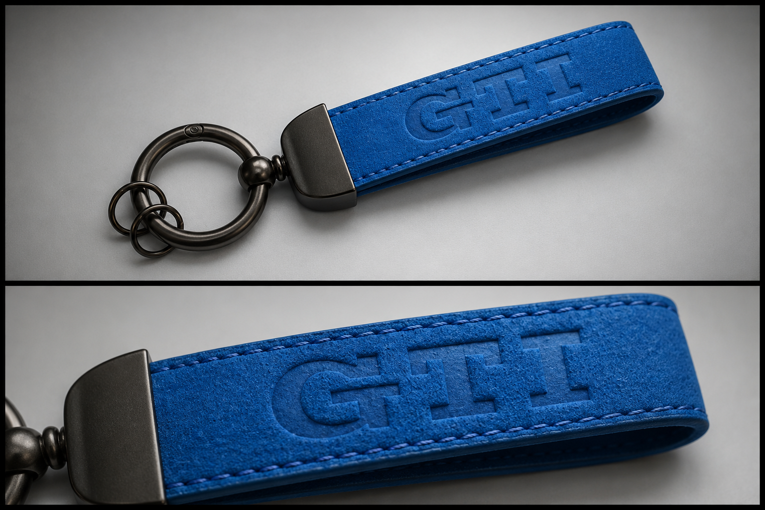 Volkswagen GTI Alcantara Keyring (Multiple Colours)