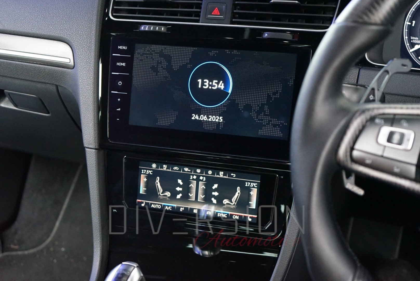 VW Volkswagen Golf MK7 / MK7.5 (2013 - 2020) - 6.9''Touch Screen LCD A/C Climate Control Panel