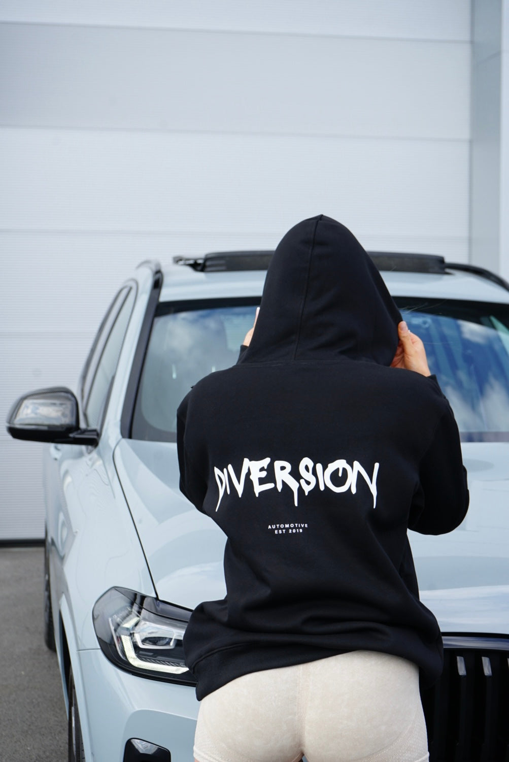 ‘DIVERSION' Dripping Branded Soft Lined Hoodie (UNISEX)