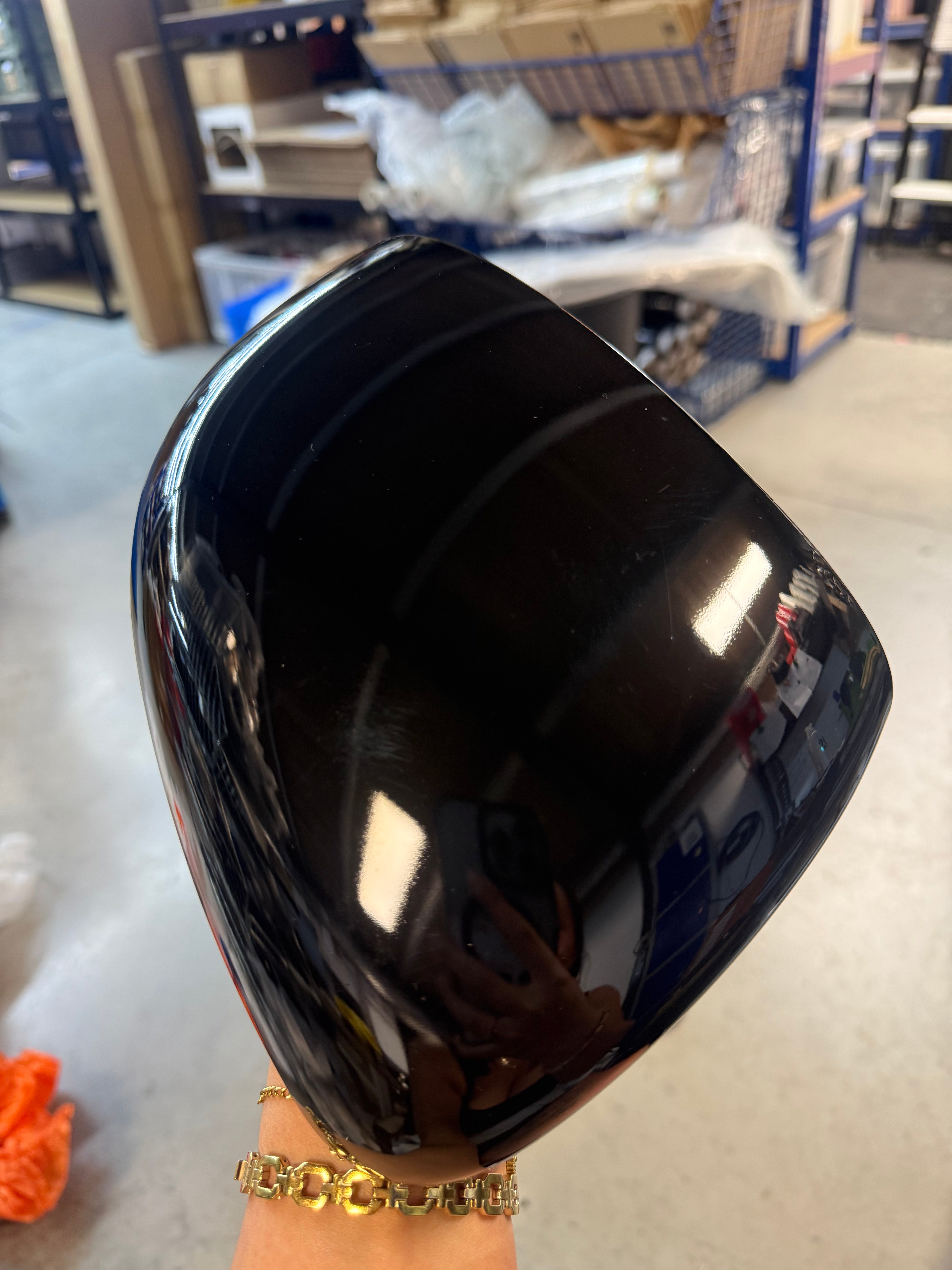**CLEARANCE**Mercedes A Class W177 / CLA C118 Gloss Black Mirror Covers / Caps Pair (2018+ Models)