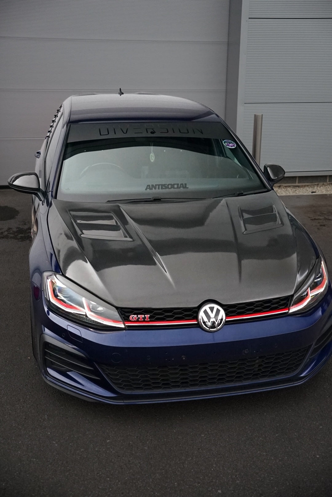 Volkswagen Golf MK7 / MK7.5 TR Style Carbon Fibre Vented Bonnet (Replacement) 2013 - 2021 / DAS