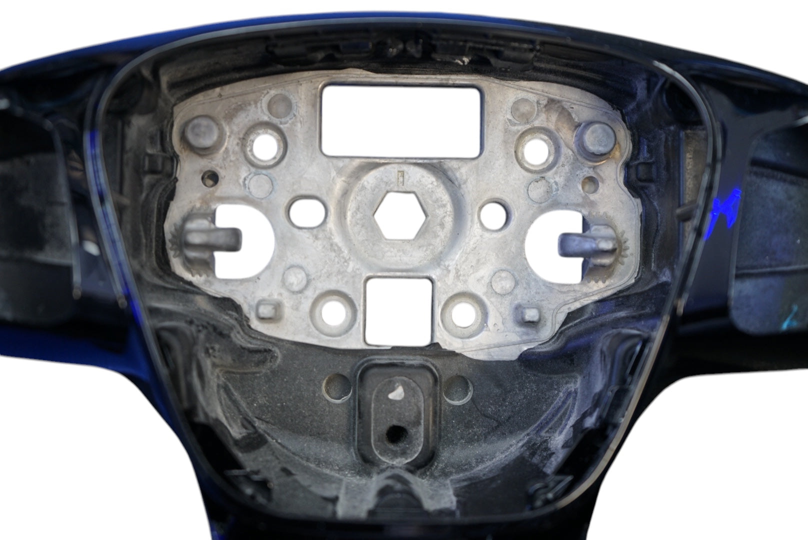 Ford Transit Custom 2018+ Perforated Leather Steering Wheel - SWTRANCUS13