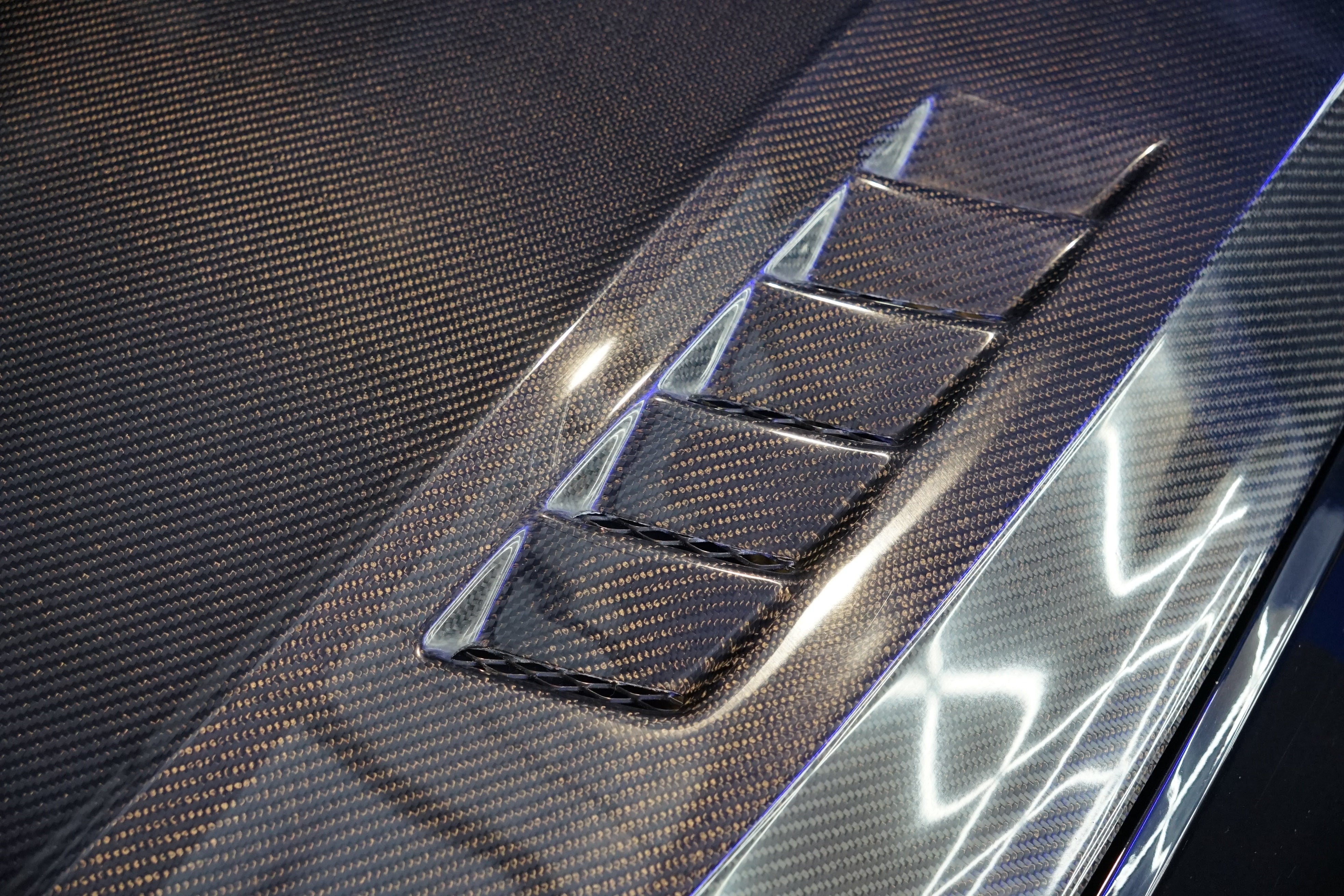 Volkswagen Polo MK6 Carbon Fibre LY Style Bonnet (AW - 2018+)