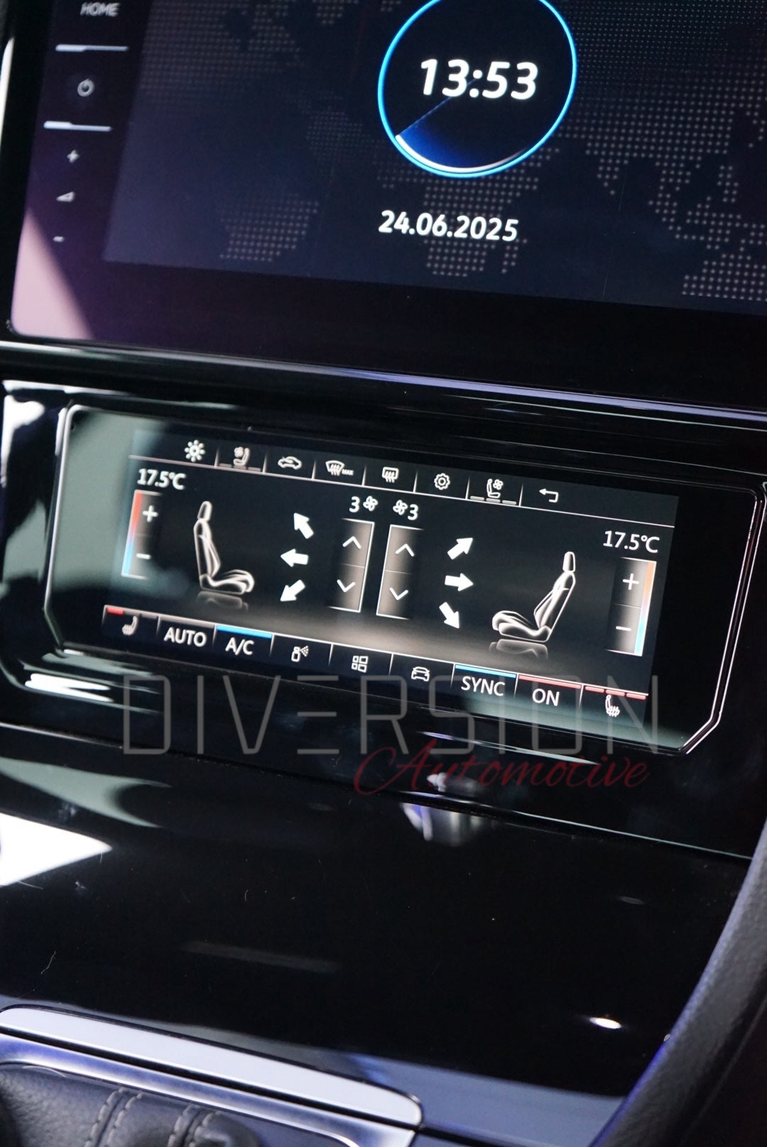 VW Volkswagen Golf MK7 / MK7.5 (2013 - 2020) - 6.9''Touch Screen LCD A/C Climate Control Panel