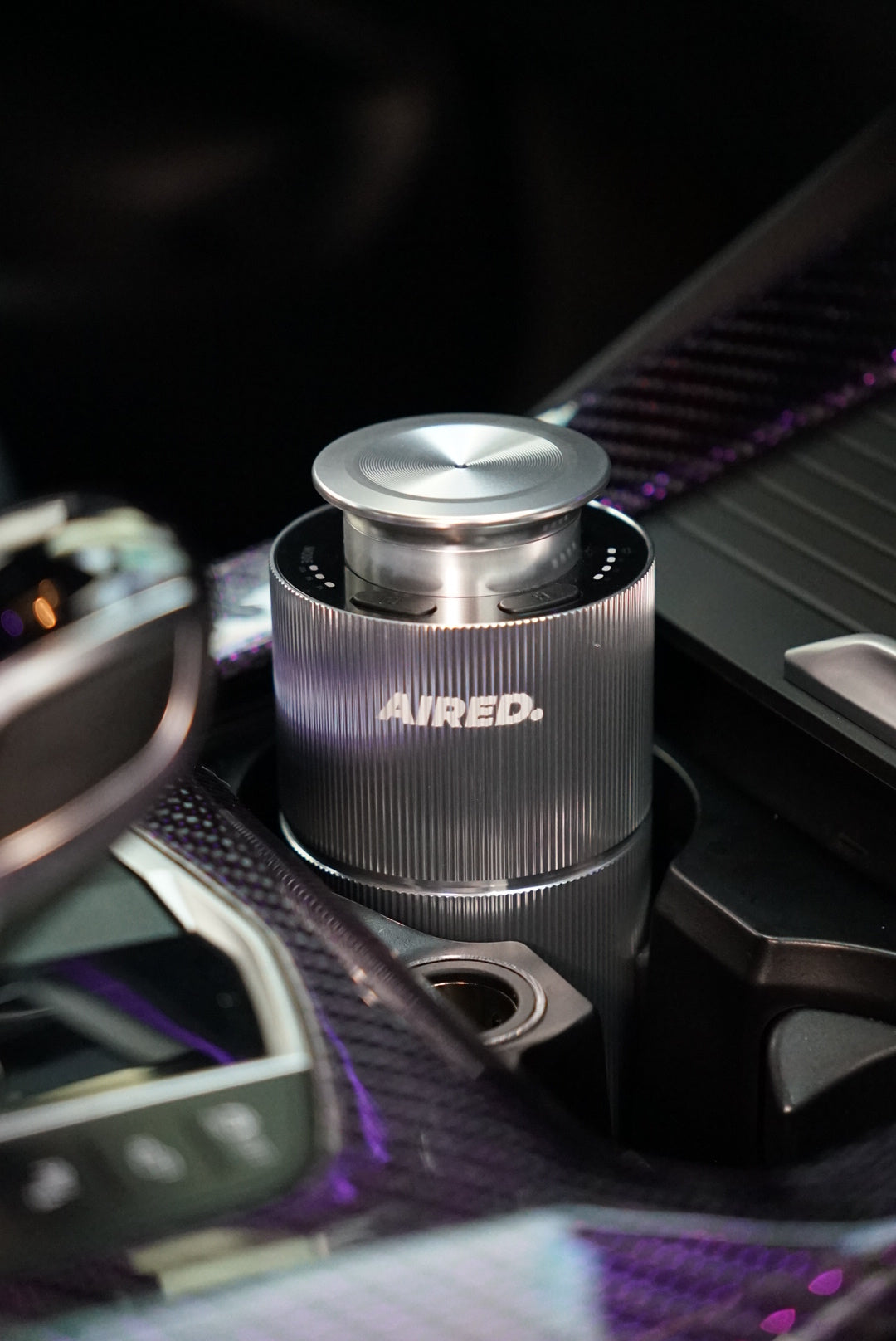 PRO1 In-Car / Home Mini Luxury Electronic Rechargeable Essential Oils Diffuser By AIRED. (SILVER)