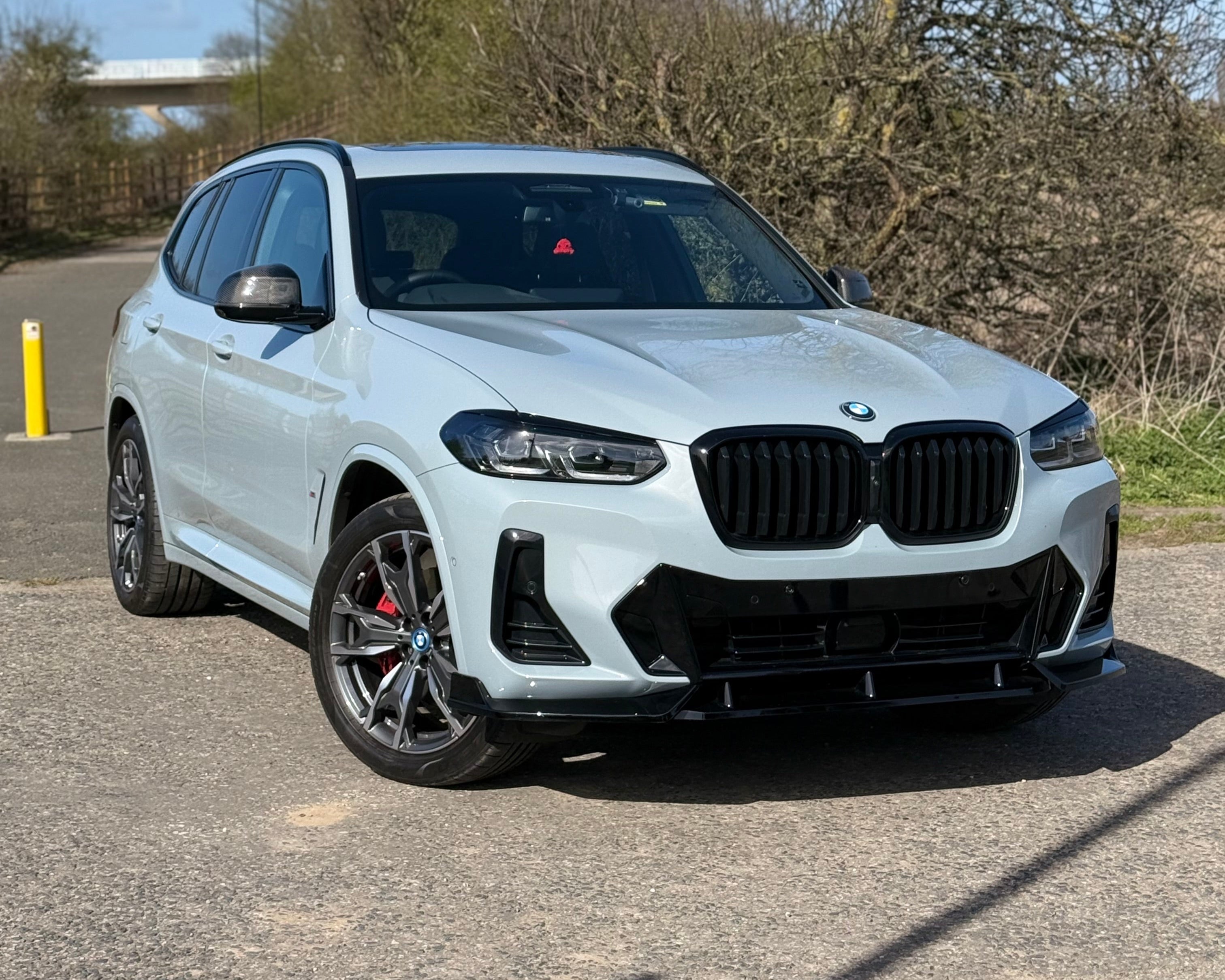 BMW X3 G01 LCI Gloss Black Front Bumper Splitter (2021 - 2024 Models)