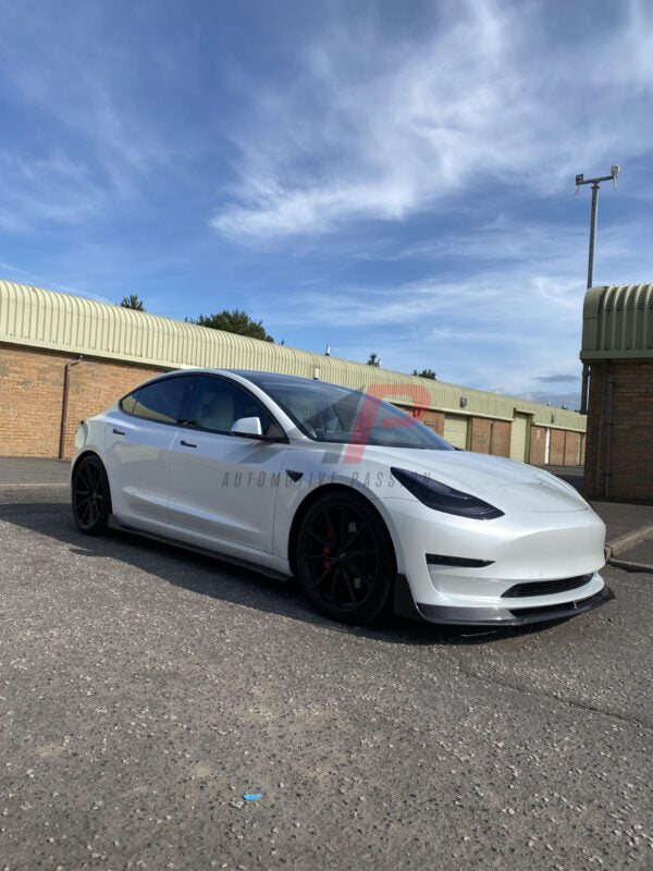Tesla Model 3 PFL Carbon Fibre Front Splitter