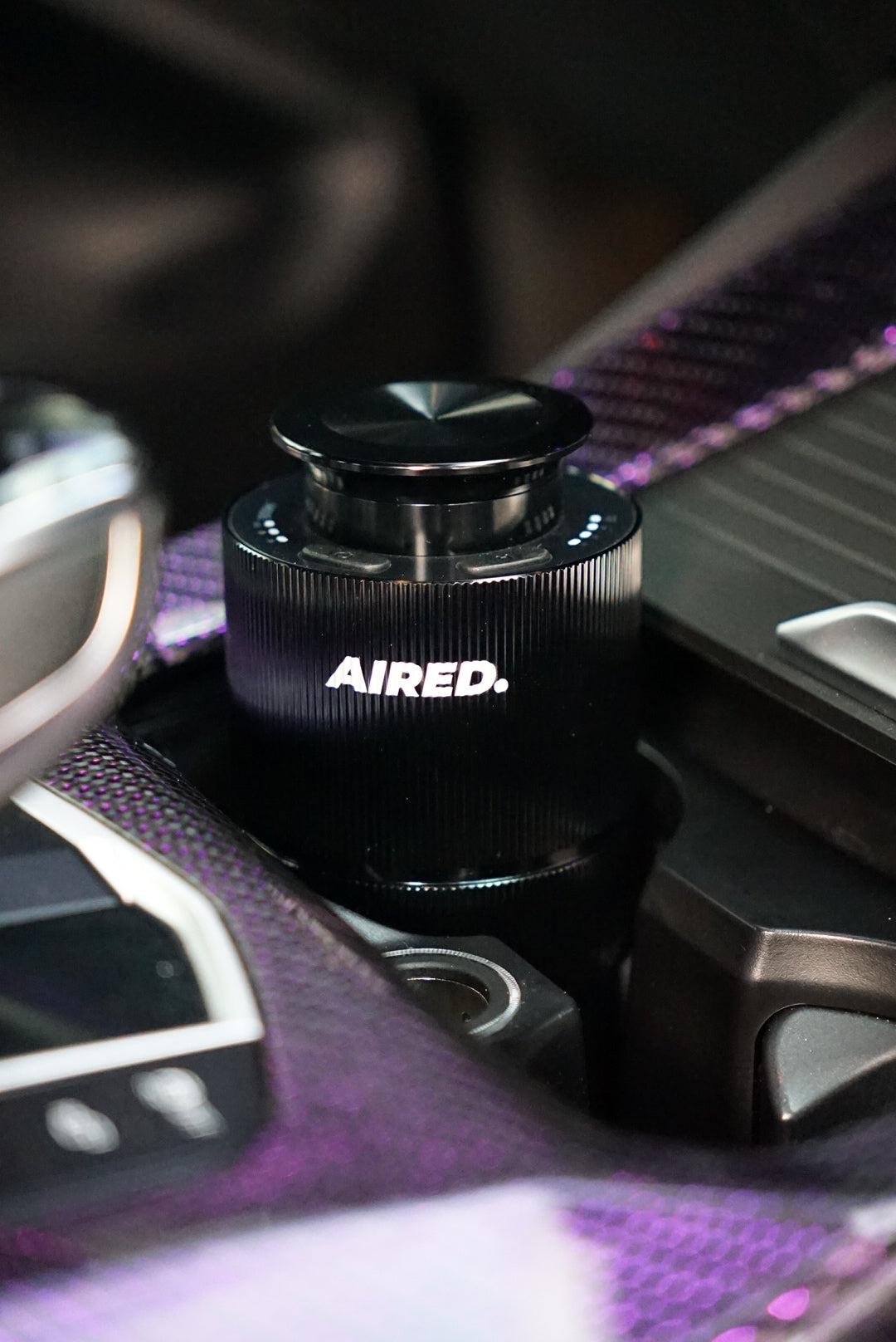 PRO1 In-Car / Home Mini Luxury Electronic Rechargeable Essential Oils Diffuser By AIRED. (BLACK)