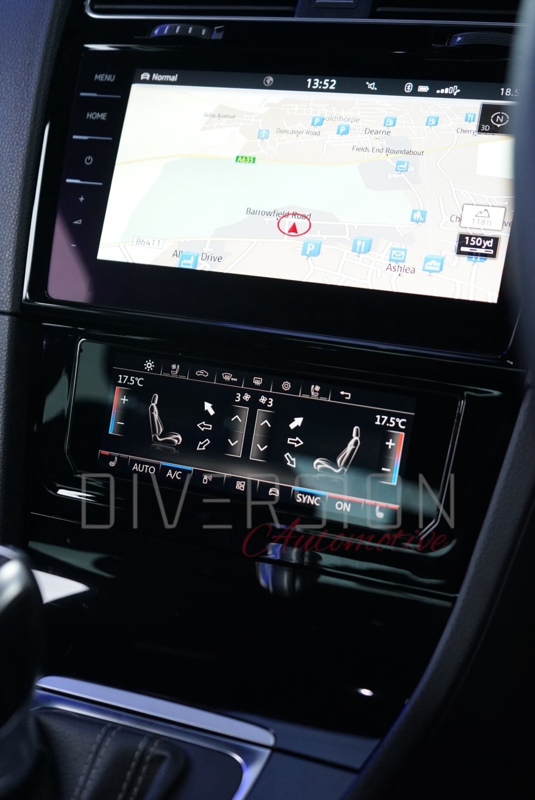 VW Volkswagen Golf MK7 / MK7.5 (2013 - 2020) - 6.9''Touch Screen LCD A/C Climate Control Panel