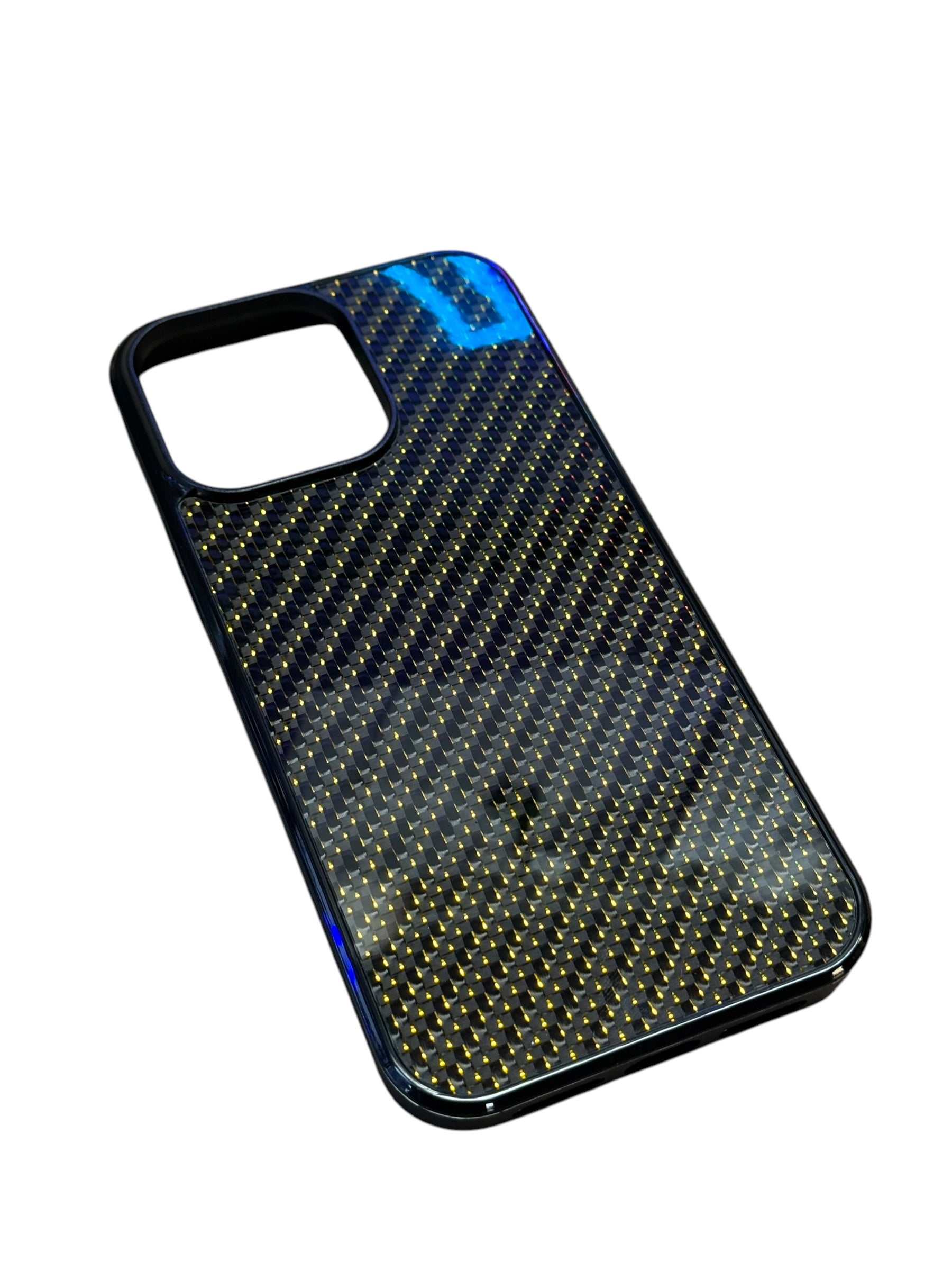 IPhone 13, 13 Pro, 13 Pro Max Twill Carbon + Colour Phone Case - DIVERSION