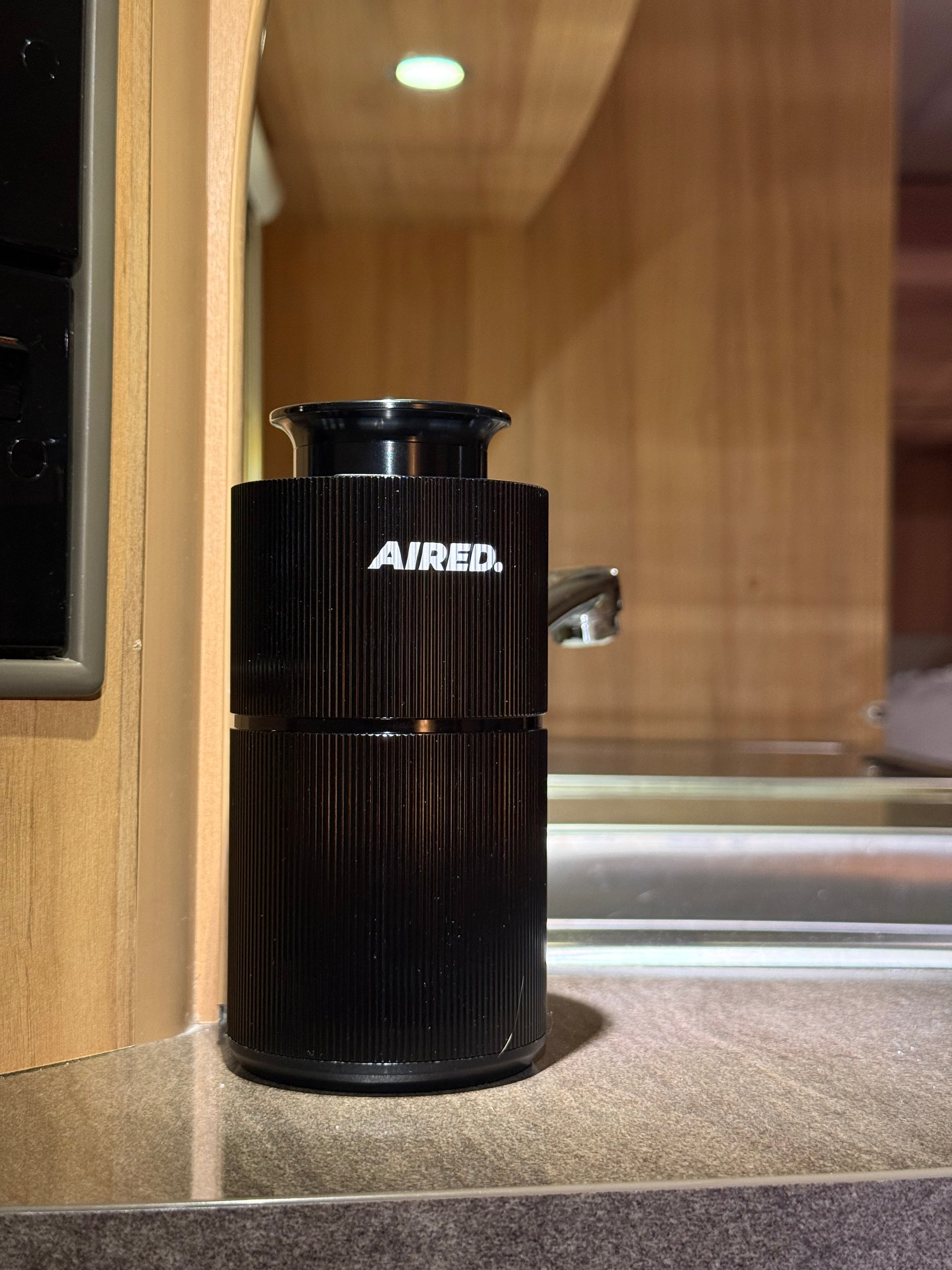 PRO1 In-Car / Home Mini Luxury Electronic Rechargeable Essential Oils Diffuser By AIRED. (BLACK)