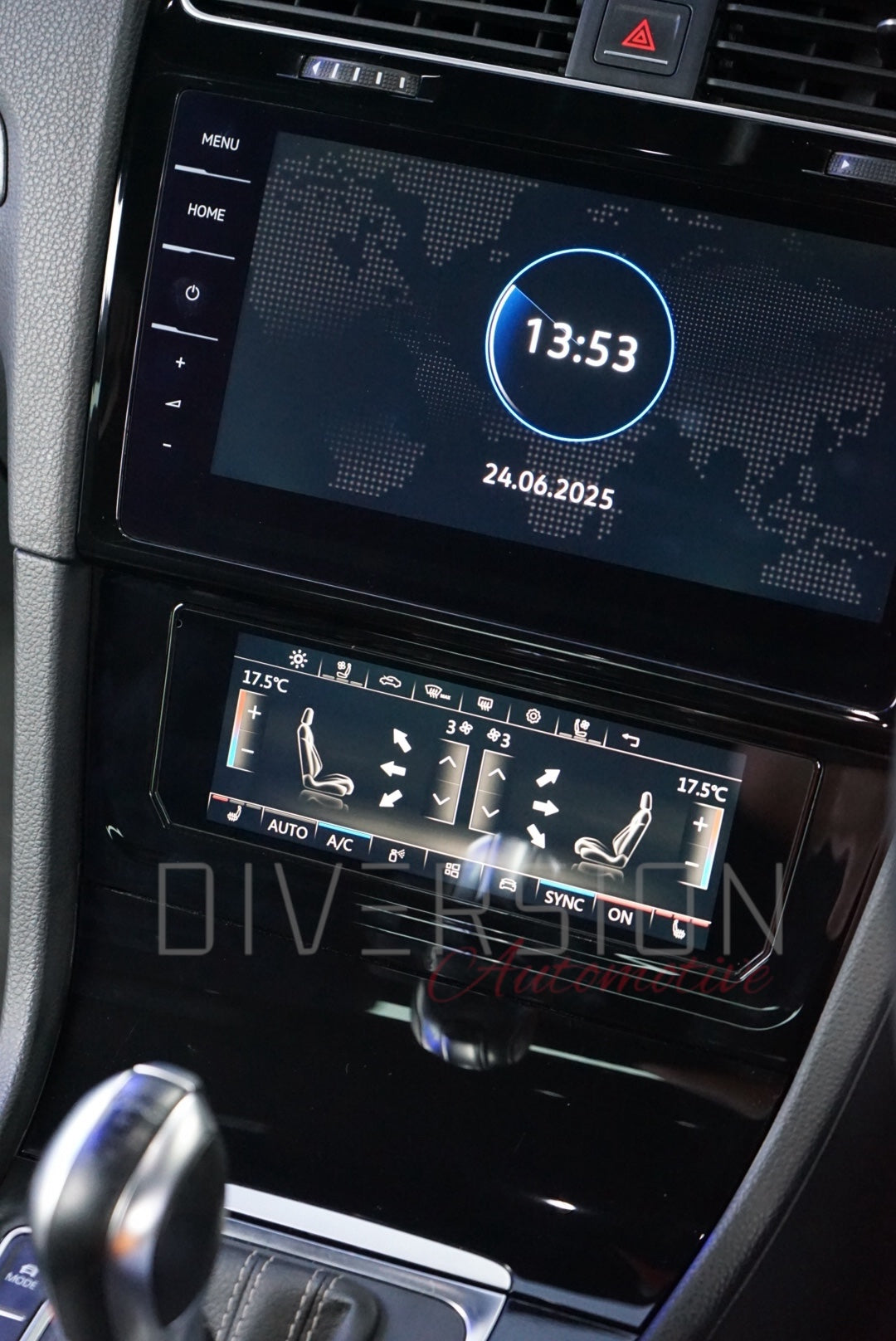 VW Volkswagen Golf MK7 / MK7.5 (2013 - 2020) - 6.9''Touch Screen LCD A/C Climate Control Panel