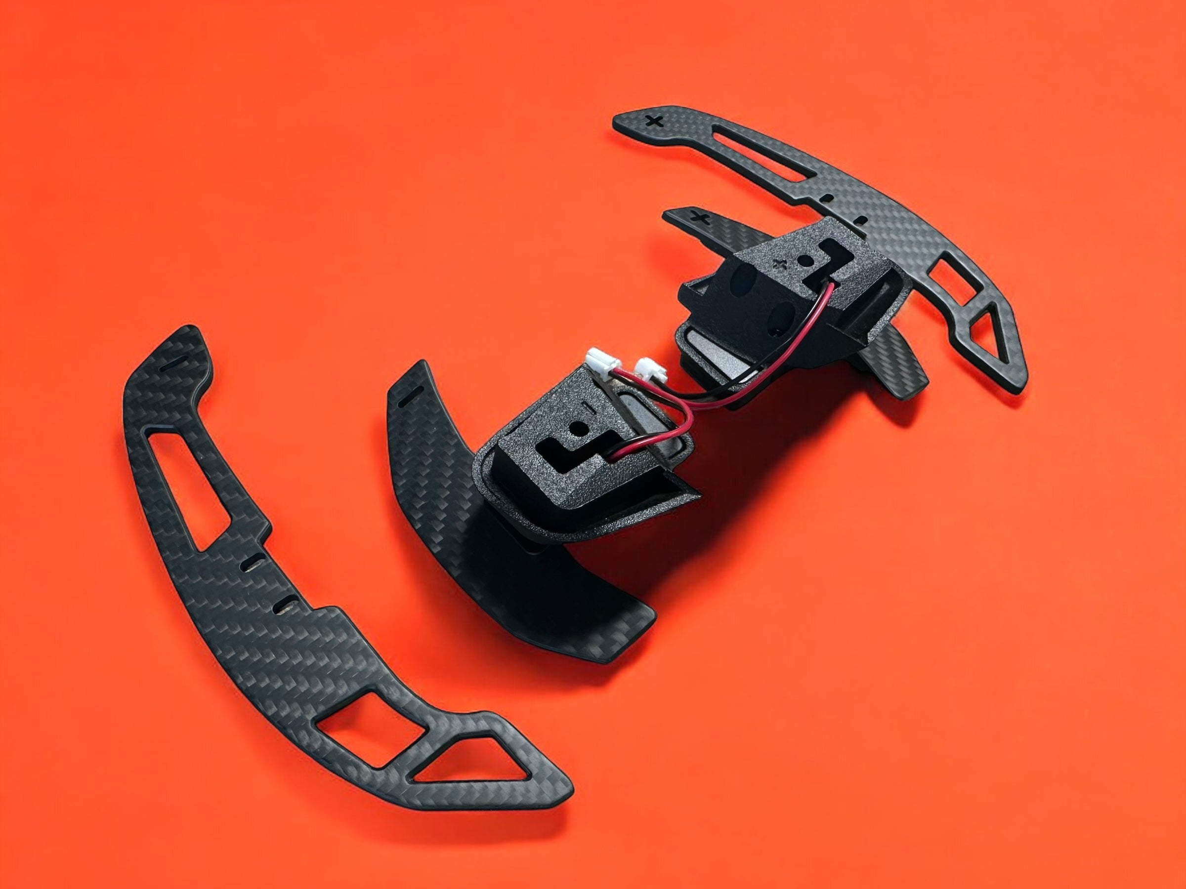 Volkswagen Golf MK8 DSG Carbon Fibre Magnetic Paddle Replacement Extenders Kit (2021 - 2024 Models) DAS