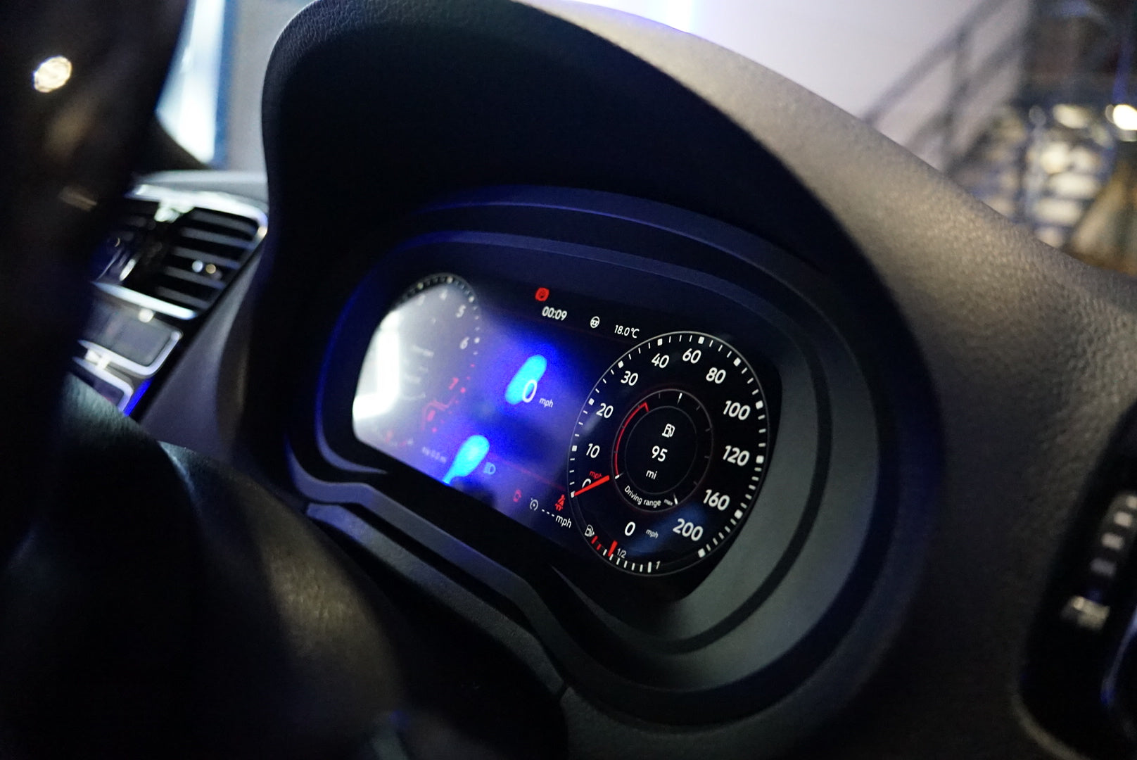 Volkswagen Polo MK5 (2009-2017) 9" Digital Instrument Cluster – LCD Upgrade