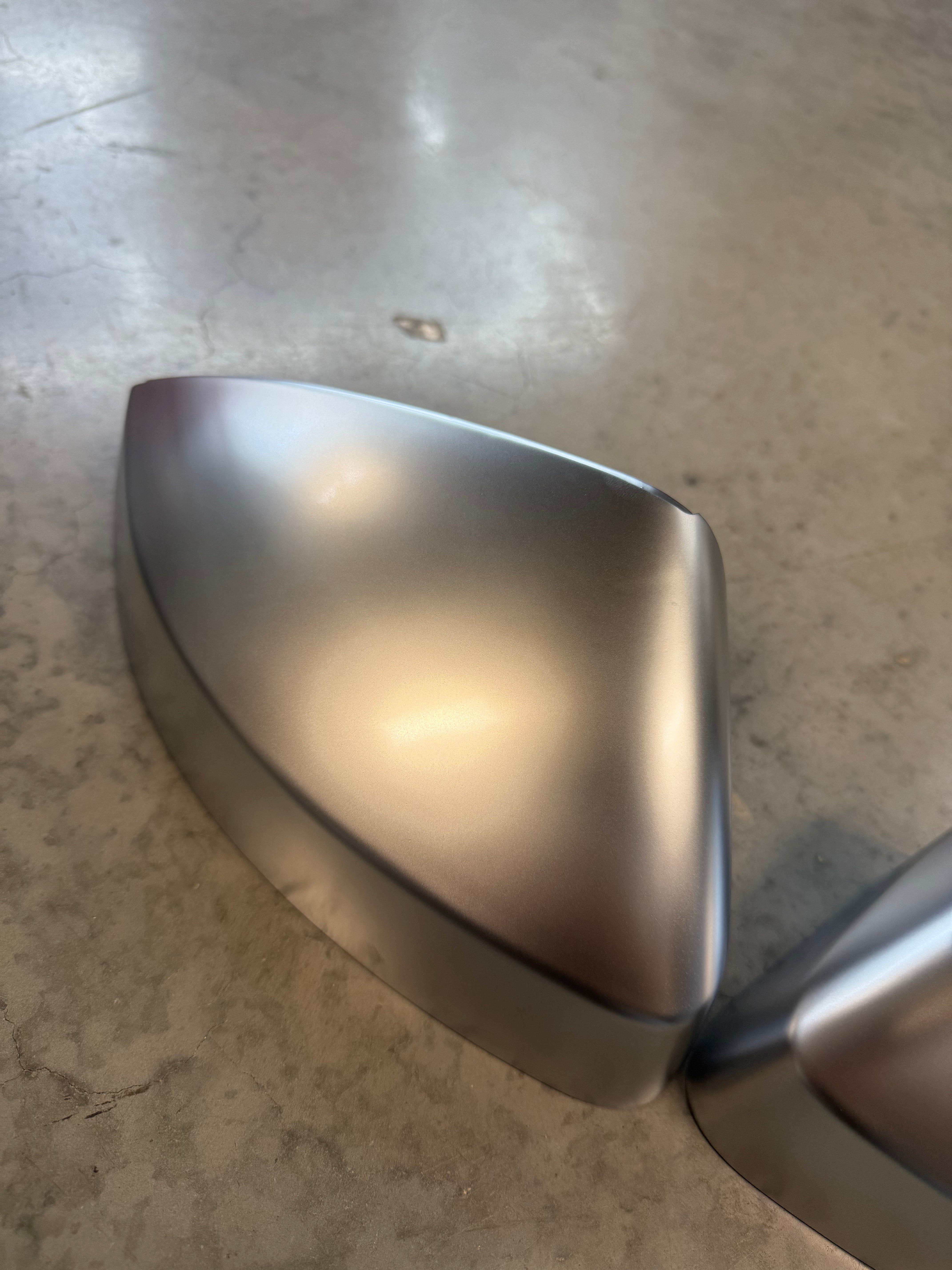 **CLEARANCE** Audi A3 / S3 / RS3 8V Satin Chrome Mirror Covers (2013-2017)