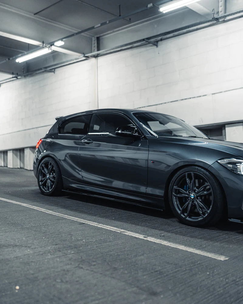 BMW 1 SERIES F20 F21 & 2 SERIES F22 EVO-1 GLOSS BLACK SIDE SKIRTS BY ZAERO (2011-2019)