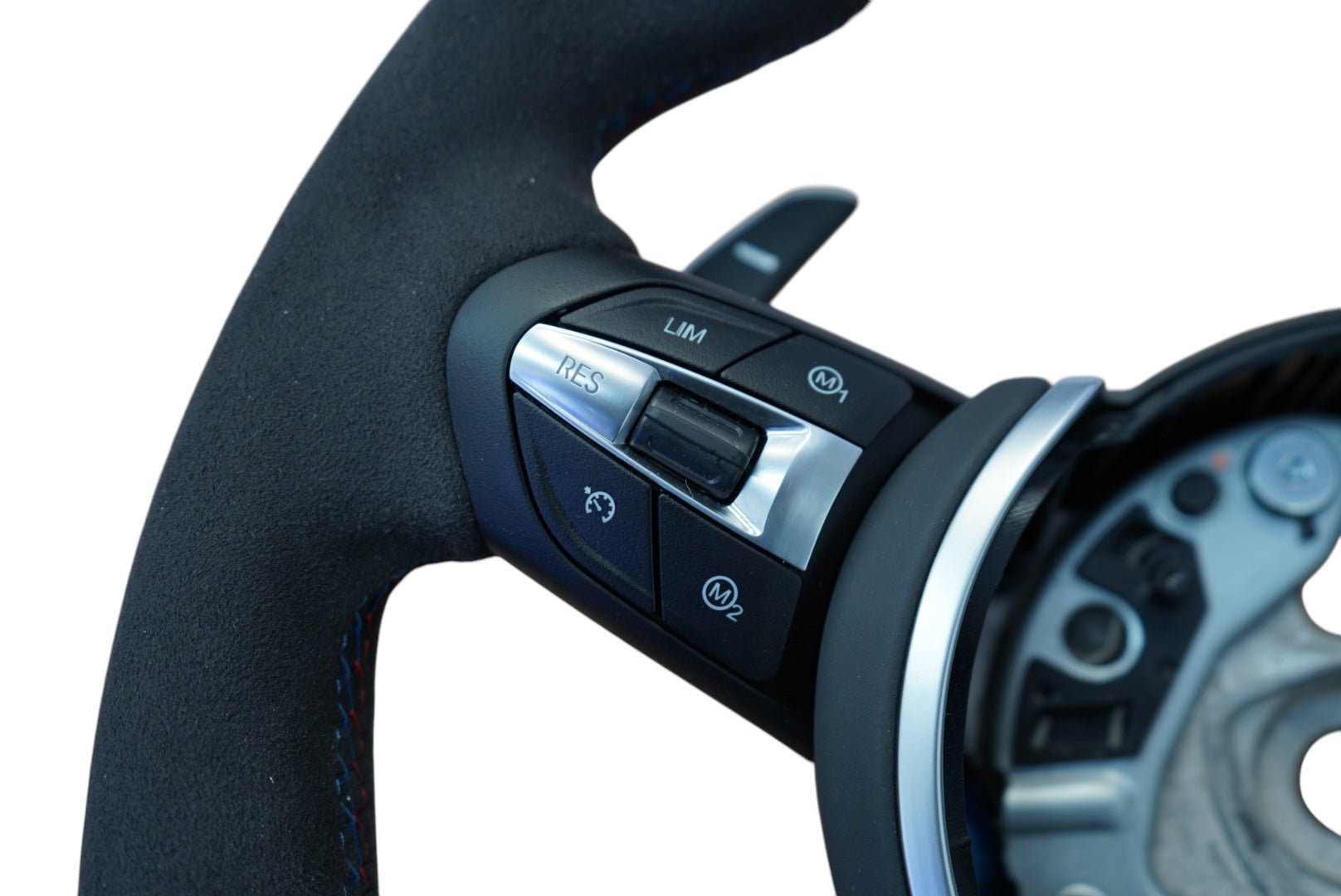 BMW 1, 2, 3, 4, 5 Series Carbon Fibre Steering Wheel (IN STOCK - SWBMWF8)