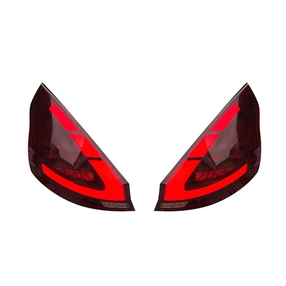 Ford Fiesta MK7 MK7.5 LED Custom Tail Lights (2009-2017 Models) RED / SMOKED Casing