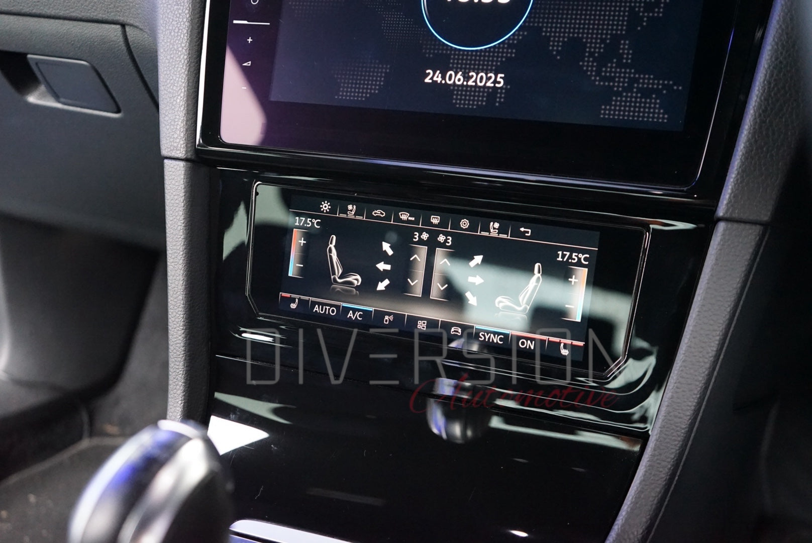 VW Volkswagen Golf MK7 / MK7.5 (2013 - 2020) - 6.9''Touch Screen LCD A/C Climate Control Panel